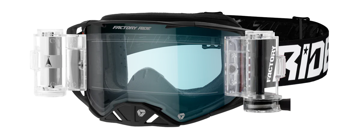 FXR Motocross Goggle Roll-Off Factory Ride - Prime - Clear