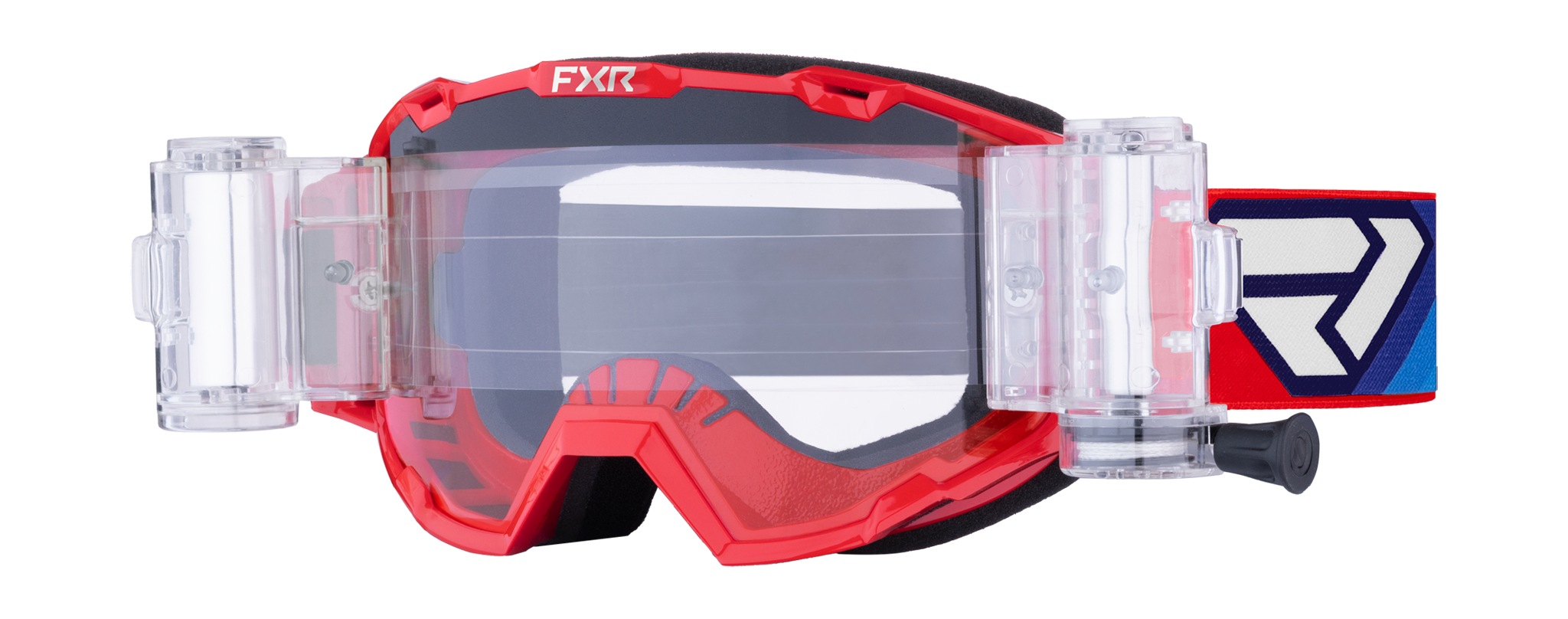 FXR Motocross Goggle Roll-Off Maverick Prime - Red - Clear
