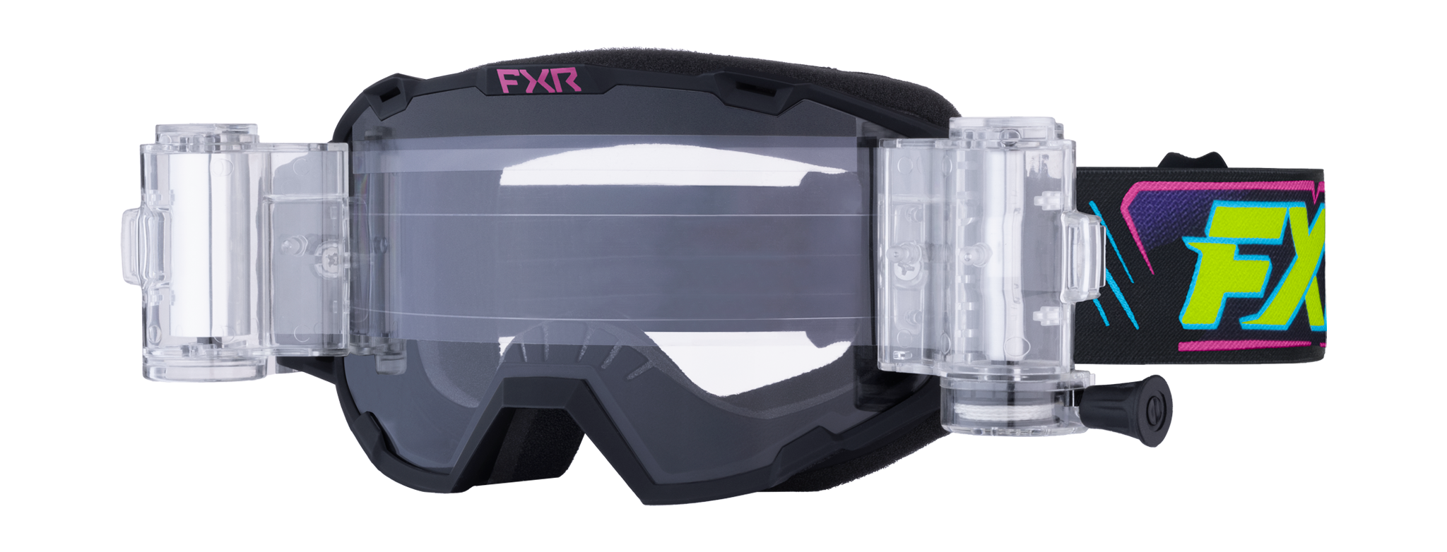 FXR Motocross Goggle Roll-Off Maverick Prime - Sketchy - Clear