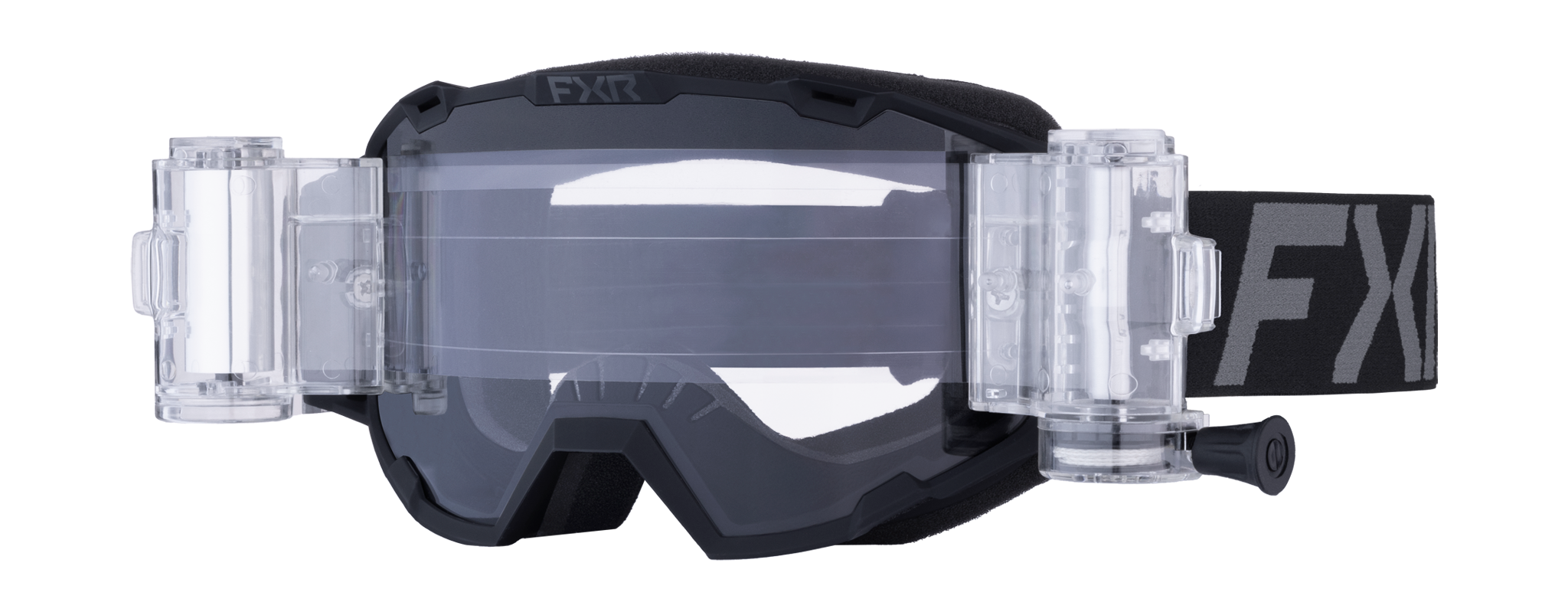 FXR Motocross Goggle Roll-Off Maverick Prime - Black - Clear