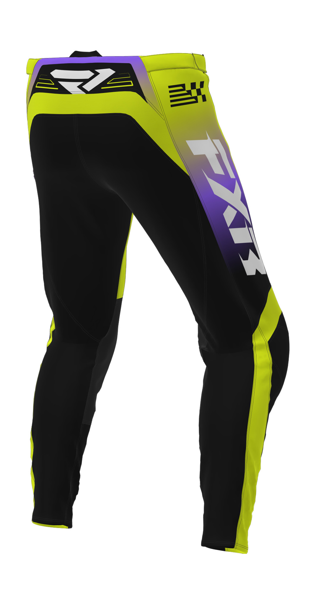 FXR Motocross Pants 2026 Clutch - HiVis / Black / Purple