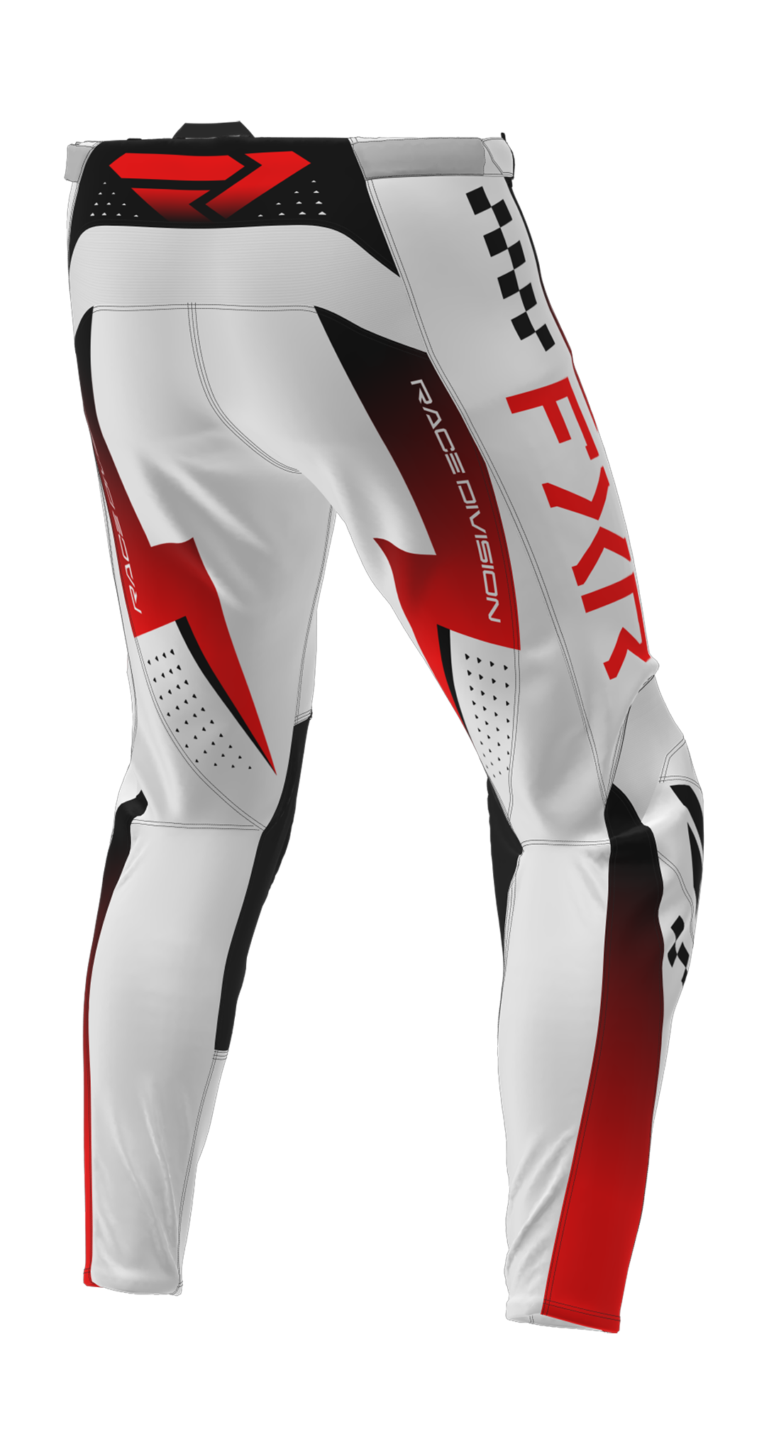 FXR Motocross Pants 2026 Clutch Pro - White / Red / Black