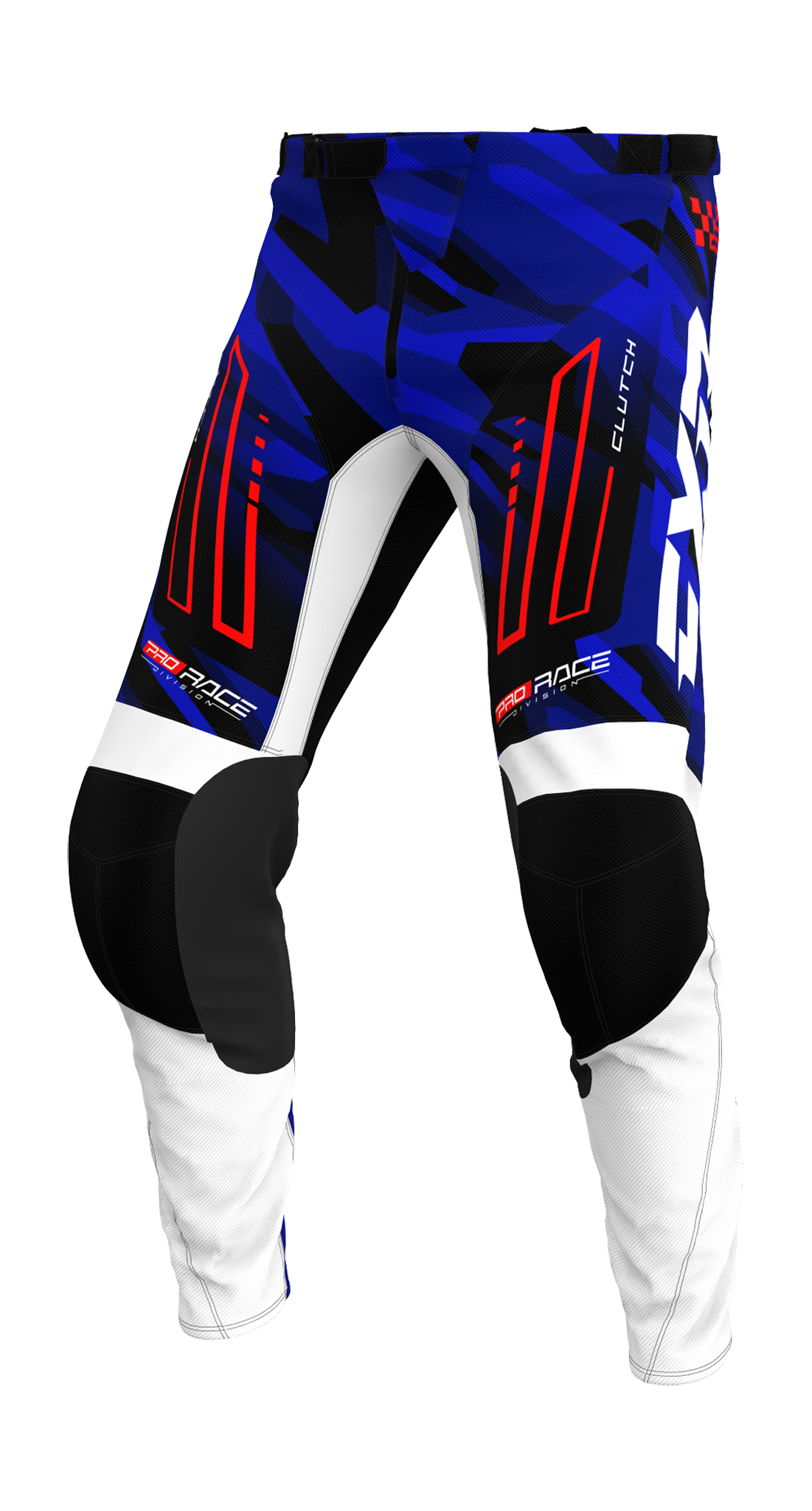FXR Motocross Pants Clutch - Blue Camo / Red