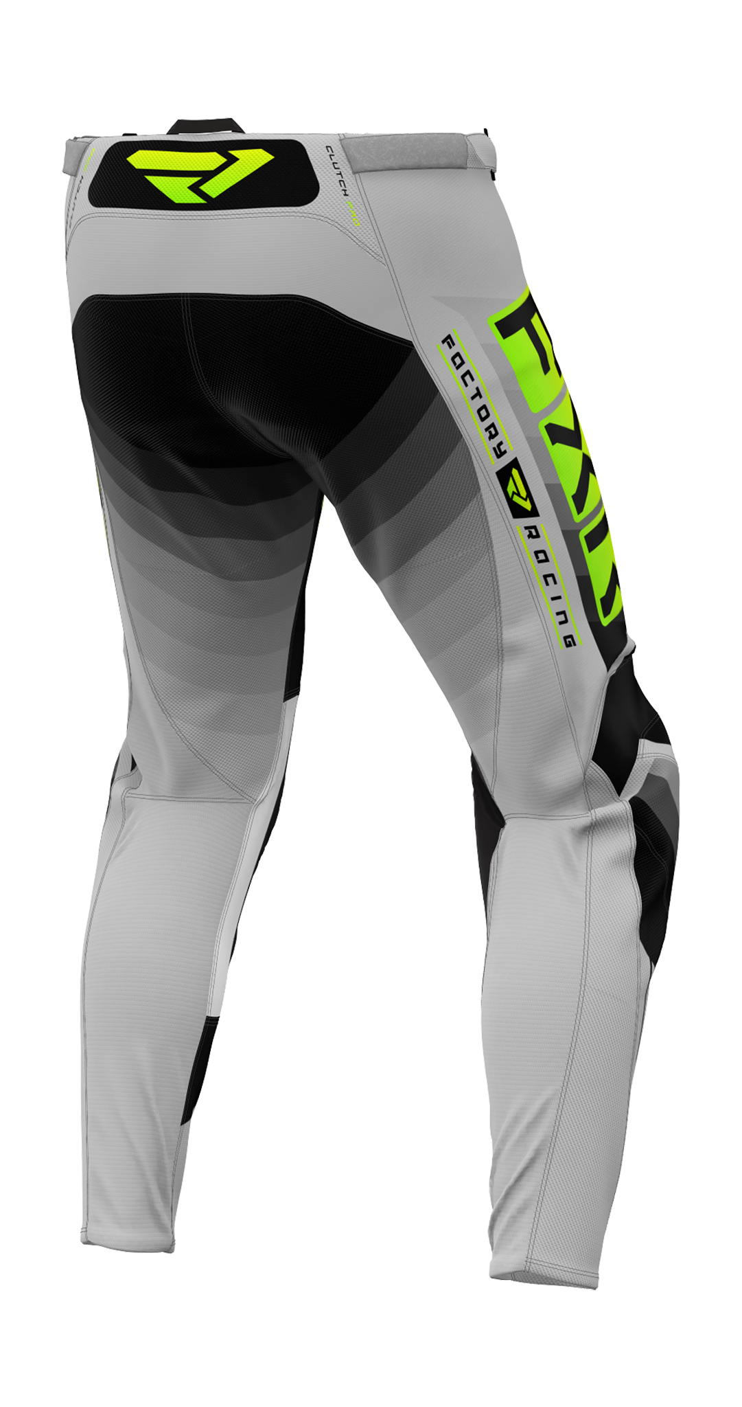 FXR Motocross Pants Clutch Pro - Grey / HiVis