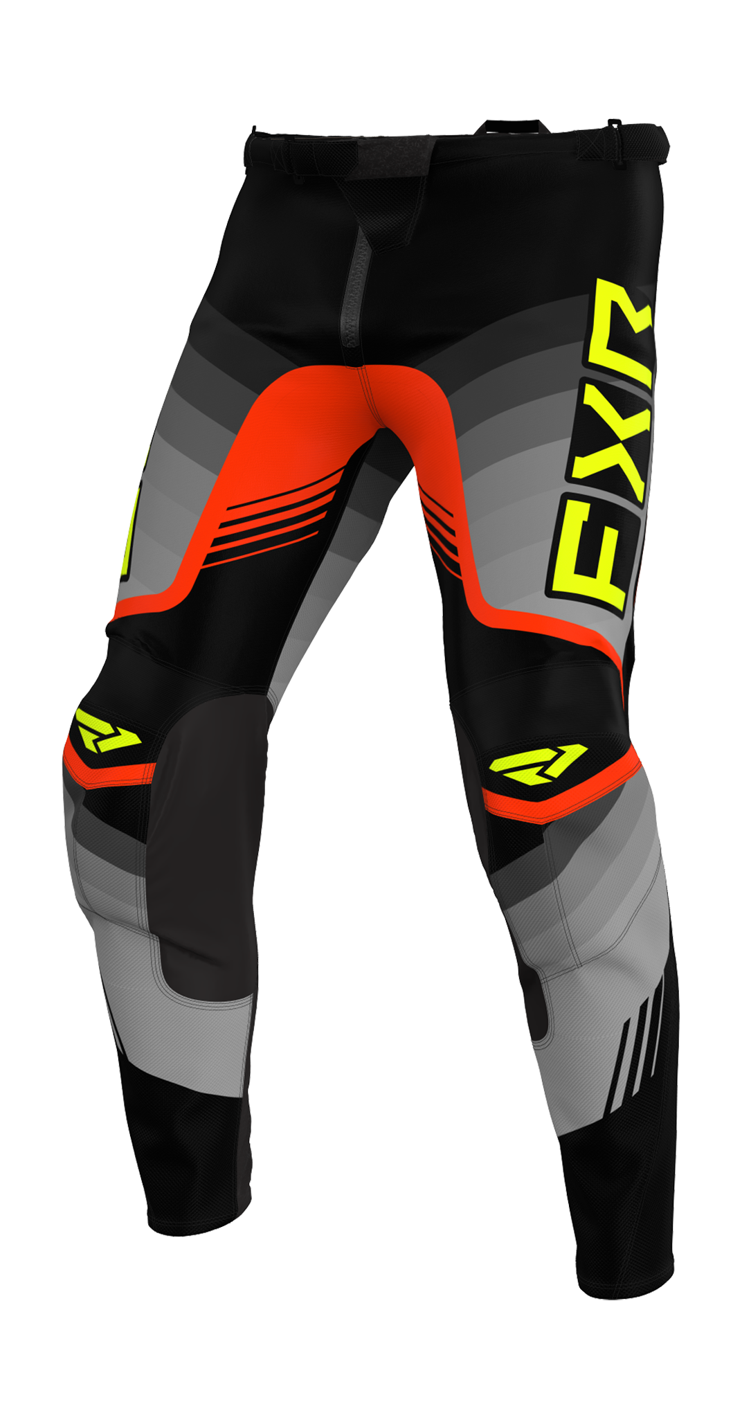 FXR Motocross Pants Clutch Pro - Grey / Nuke / HiVis