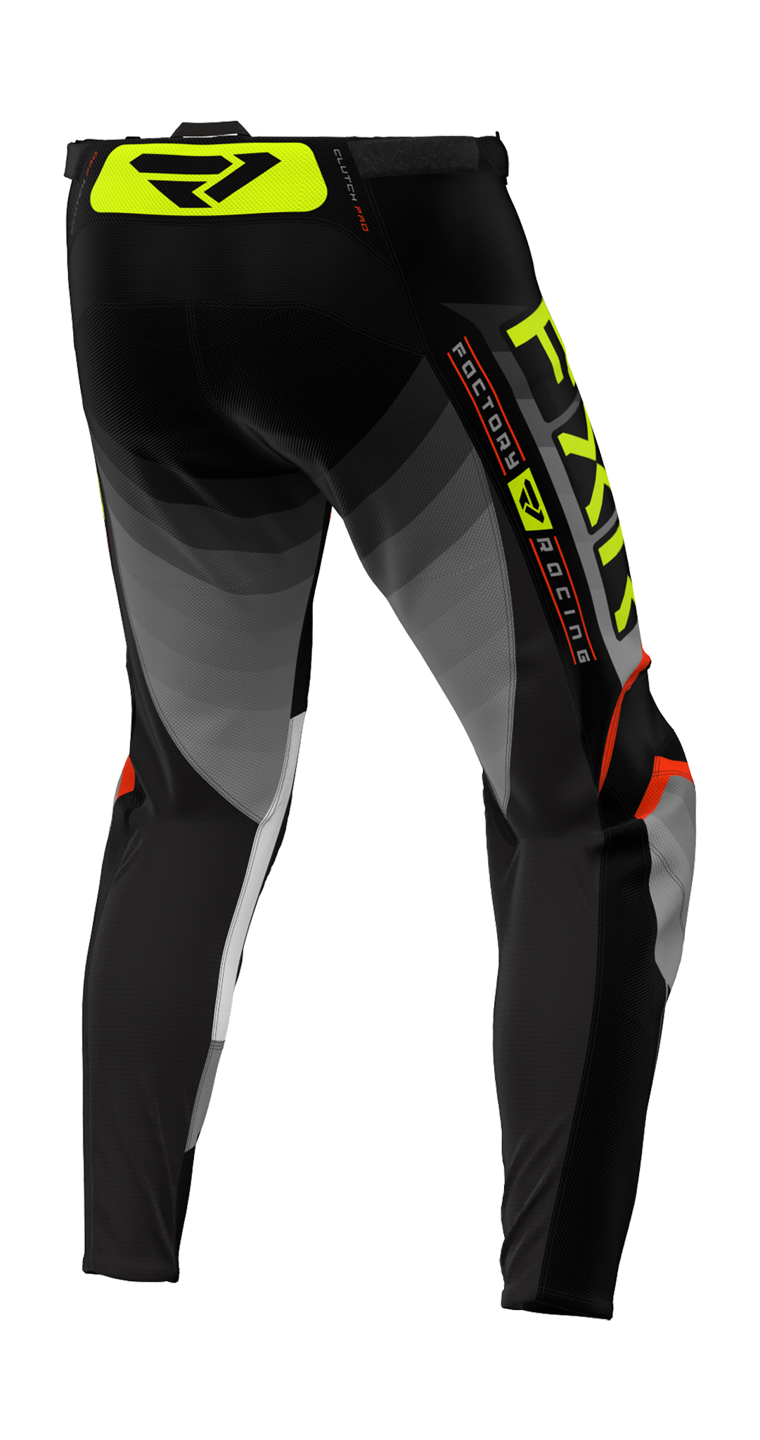 FXR Motocross Pants Clutch Pro - Grey / Nuke / HiVis