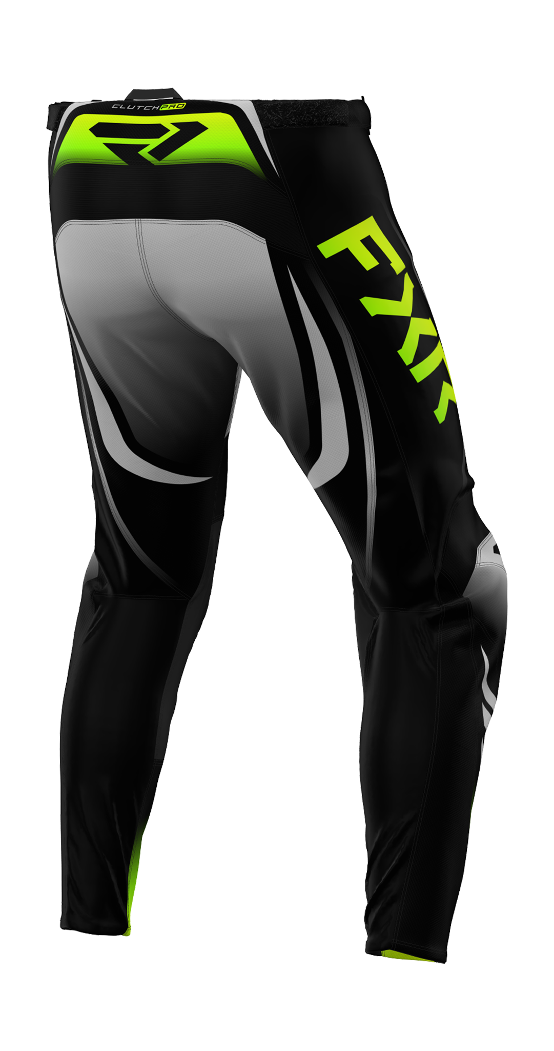 FXR Motocross Pants Clutch Pro - Black / Grey / HiVis