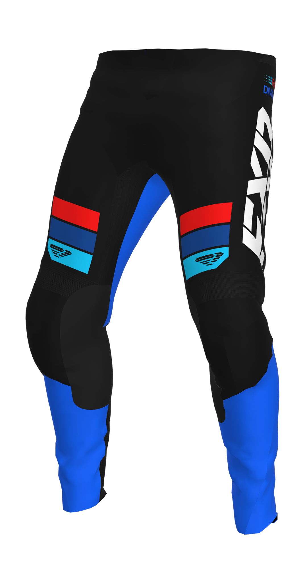 FXR Motocross Pants Clutch - Black / Blue / Red