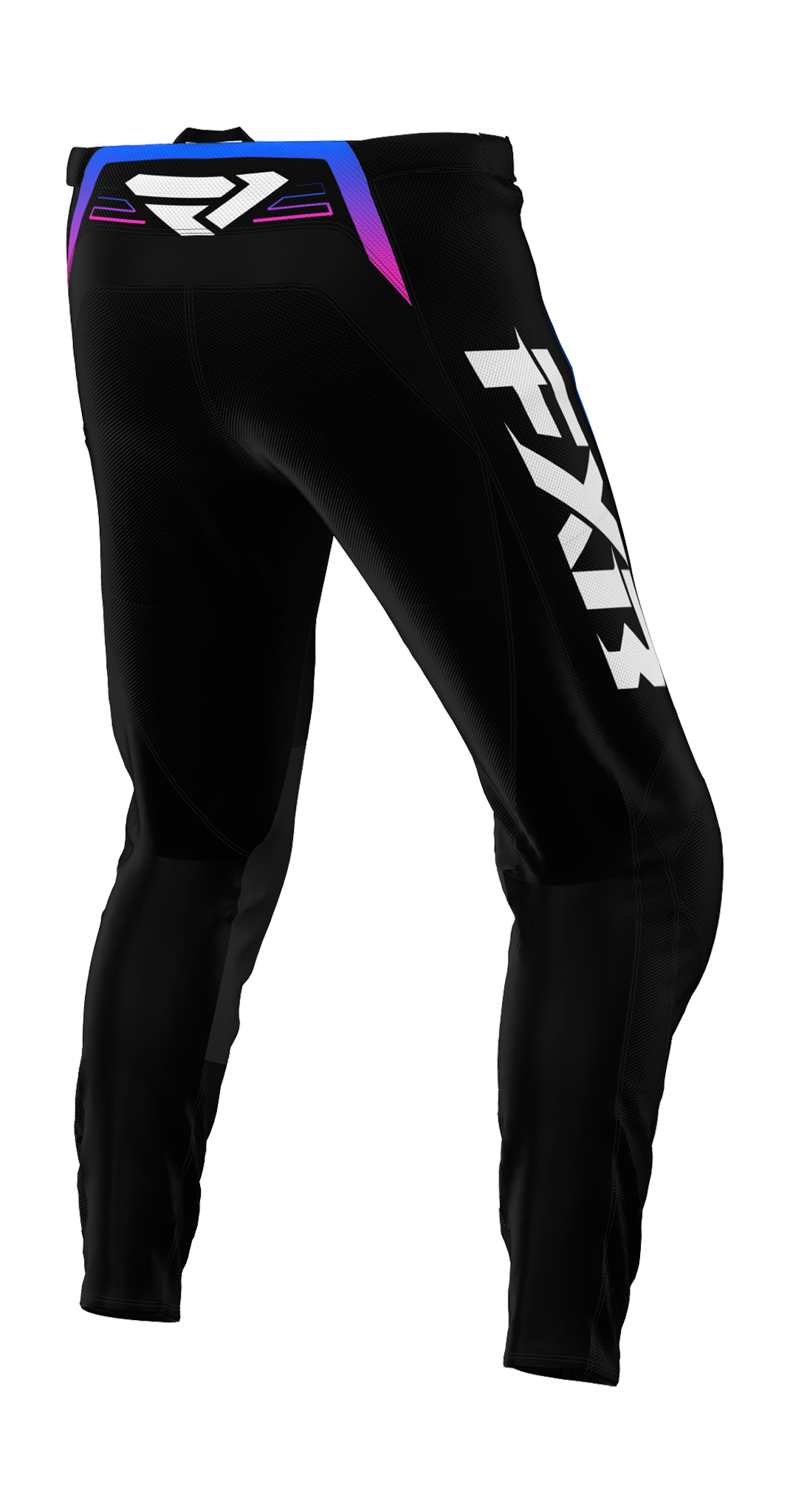 FXR Motocross Pants Clutch - Black / Blue / Pink
