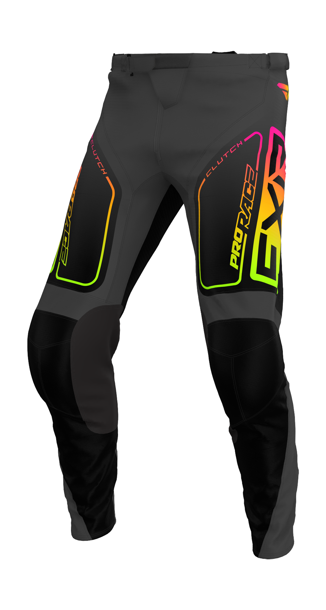 FXR Motocross Pants Clutch - Black / Sherbert