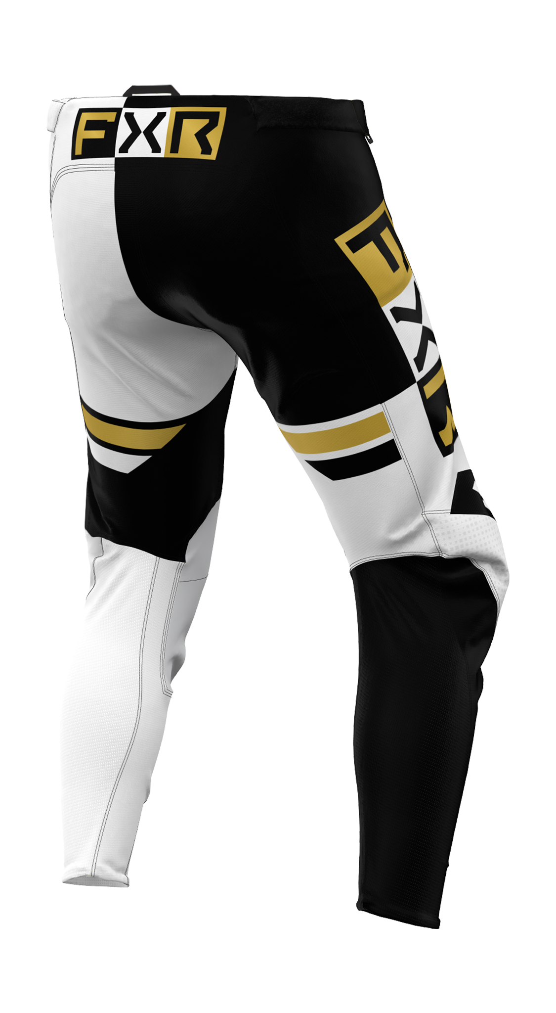 FXR Motocross Pants Podium Battalion - White / Black