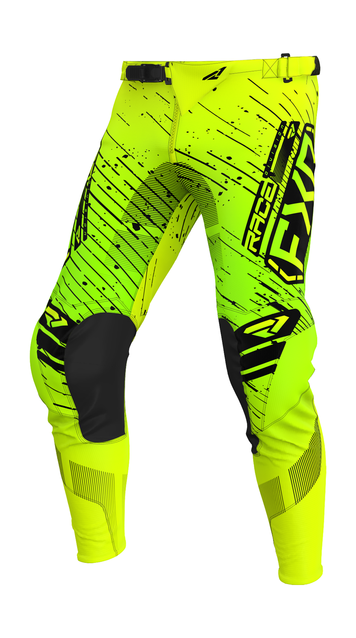 FXR Motocross Pants Podium - HiVis / Lime / Black