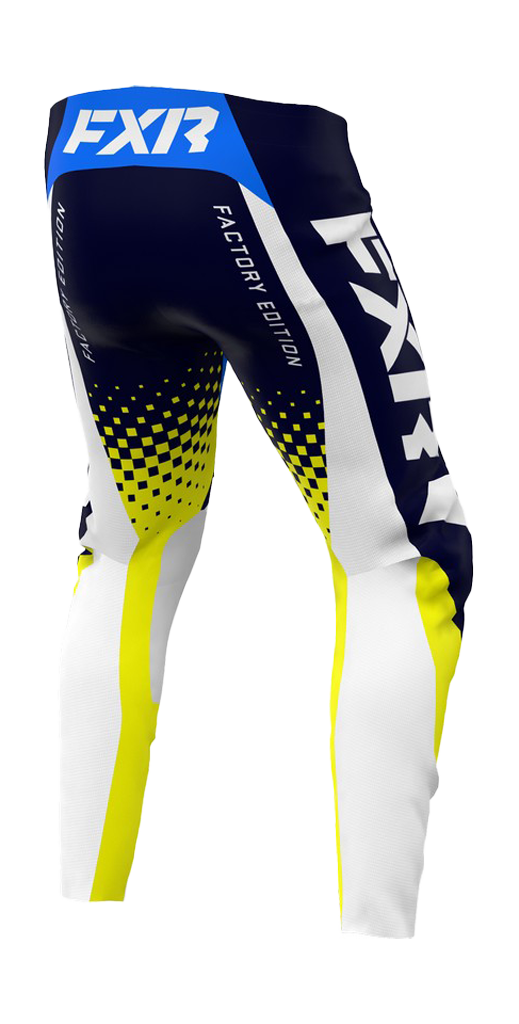 FXR Motocross Pants Revo - Midnight / White / Yellow