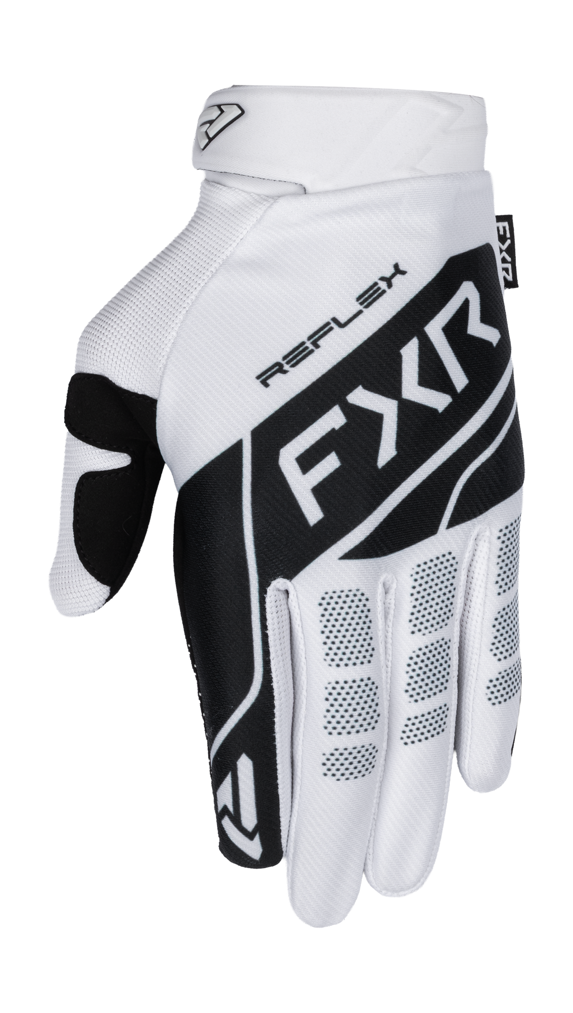FXR Motocross Gloves 2026 Reflex Dual - White / Black
