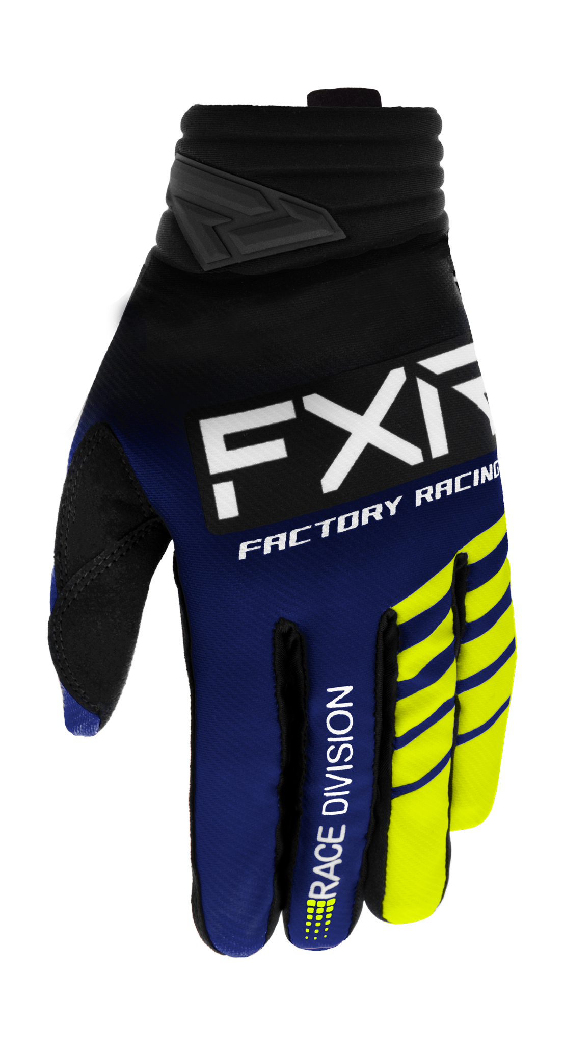 FXR Motocross Gloves Prime - Midnight / HiVis