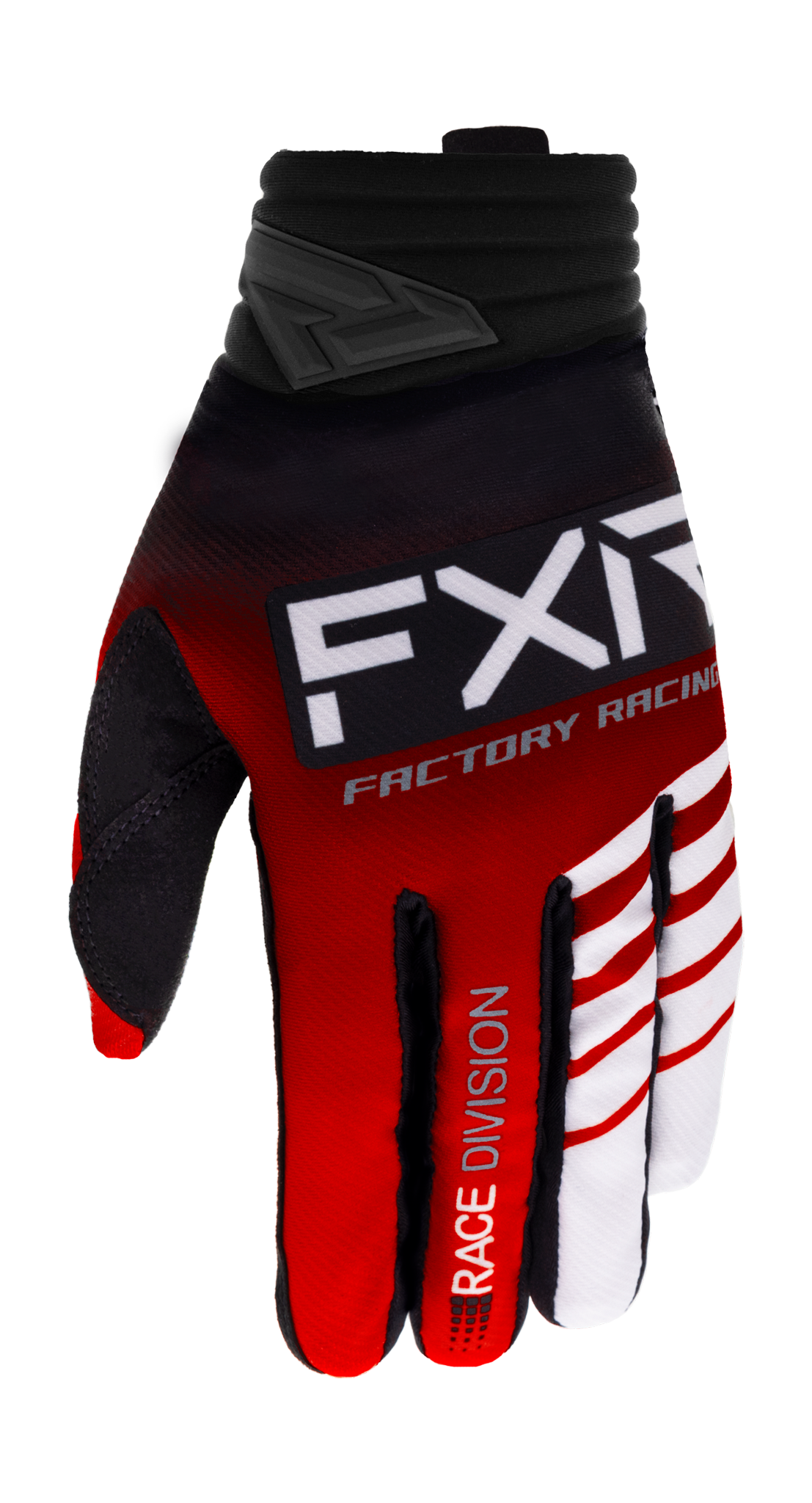 FXR Motocross Gloves Prime - Red / Black / White