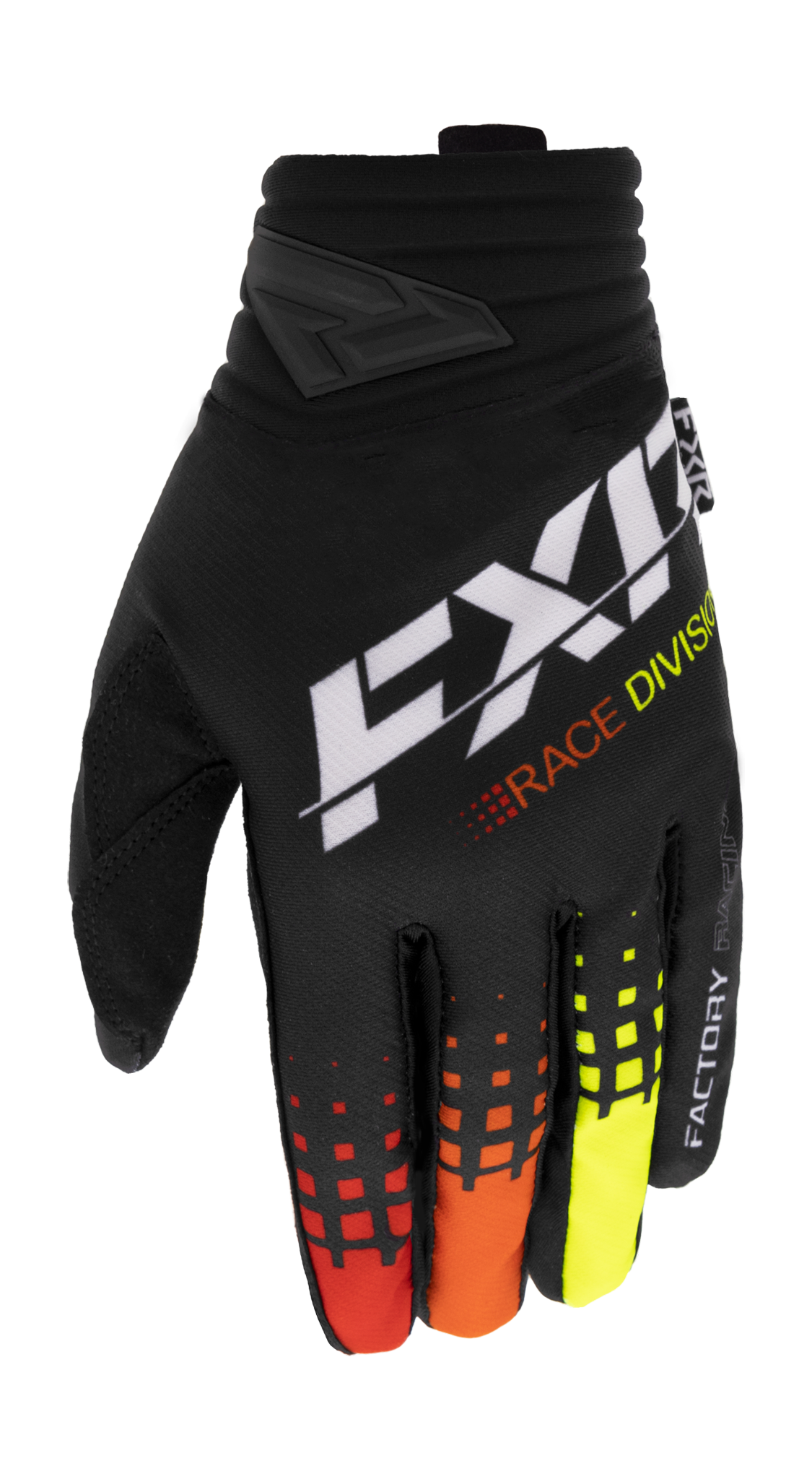 FXR Motocross Gloves Prime - Black / Red / Orange