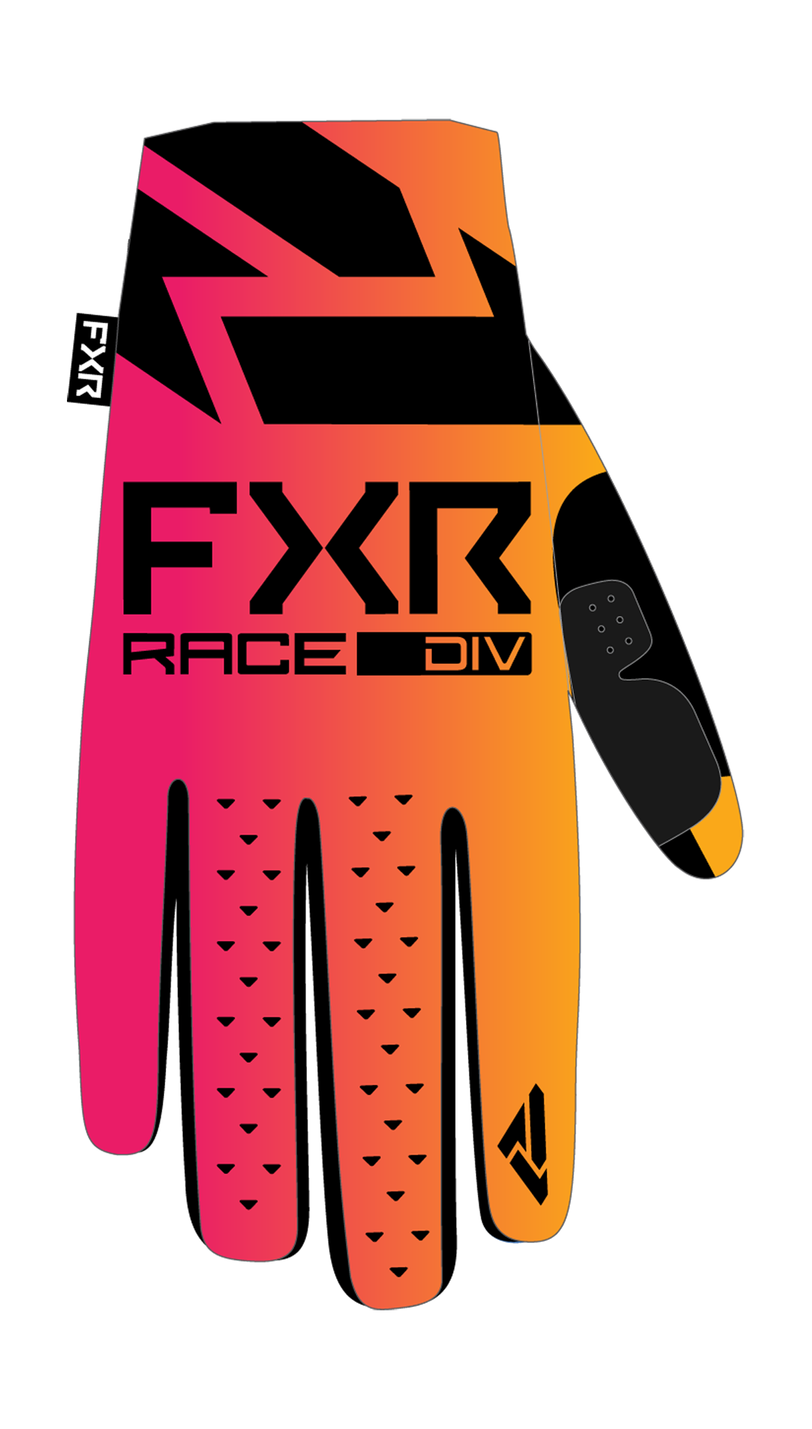FXR Motocross Gloves Pro-Fit Lite - Mango / Tang Fade