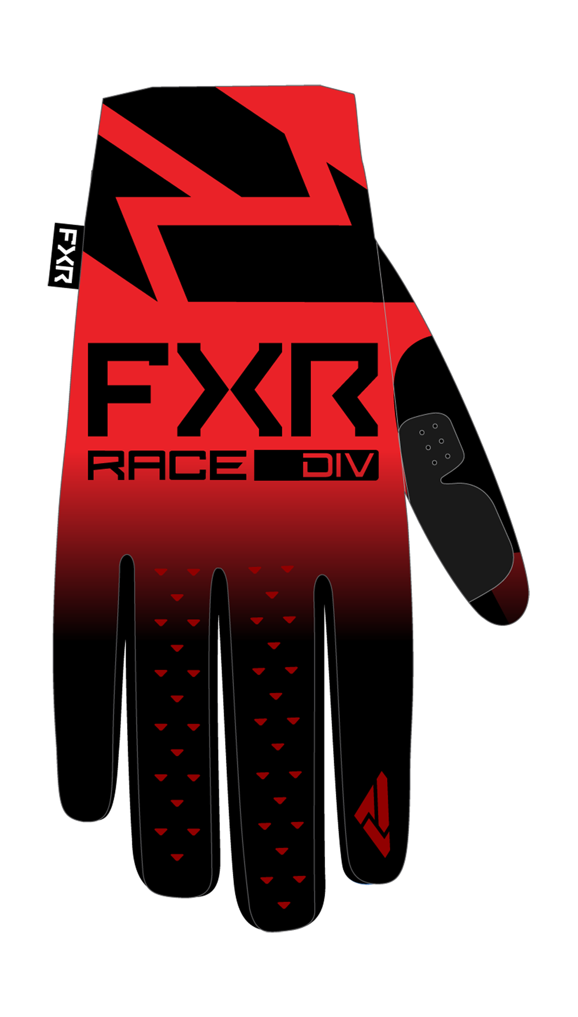 FXR Motocross Gloves Pro-Fit Lite - Red / Black Fade