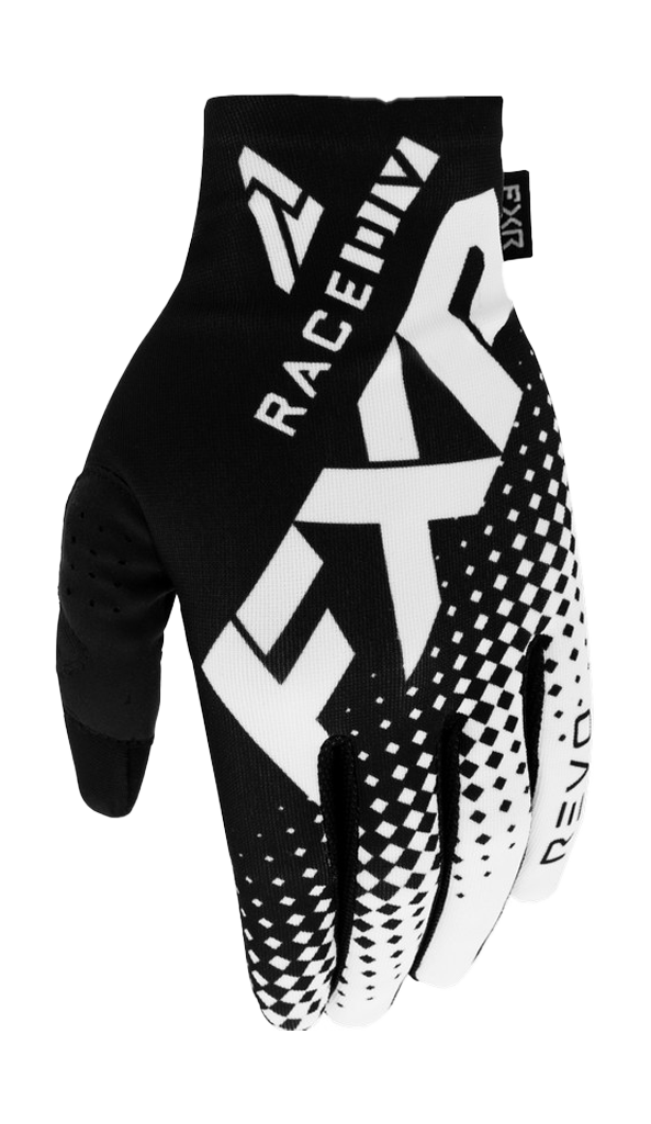 FXR Motocross Gloves Pro-Fit Lite - Black / White