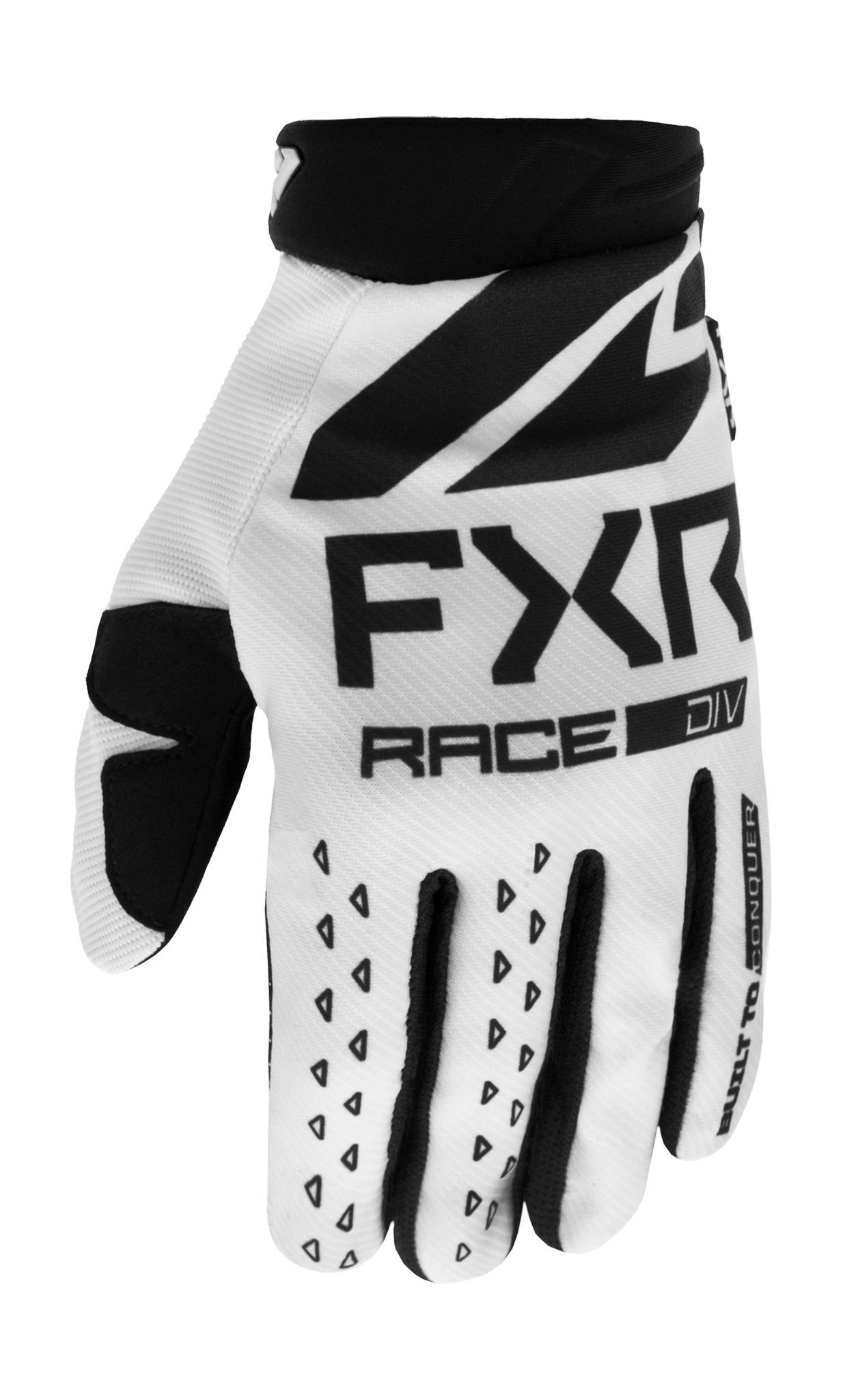 FXR Motocross Gloves Reflex - White / Black