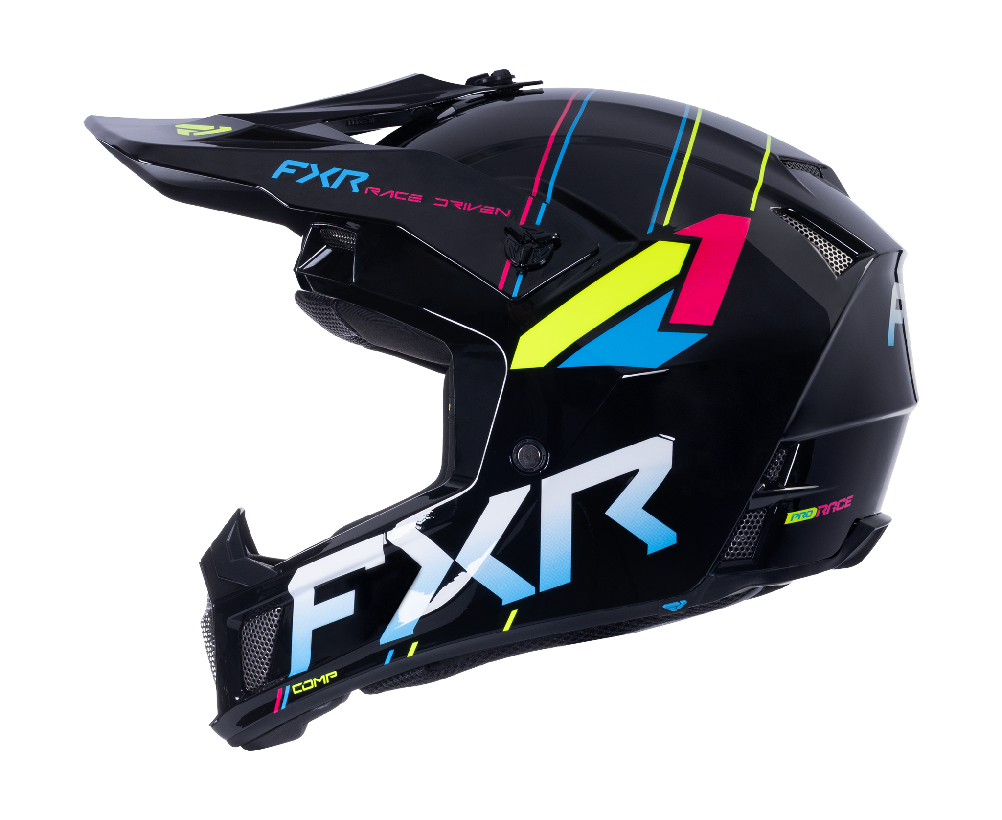 FXR Motocross Helmet Clutch Comp - Rave
