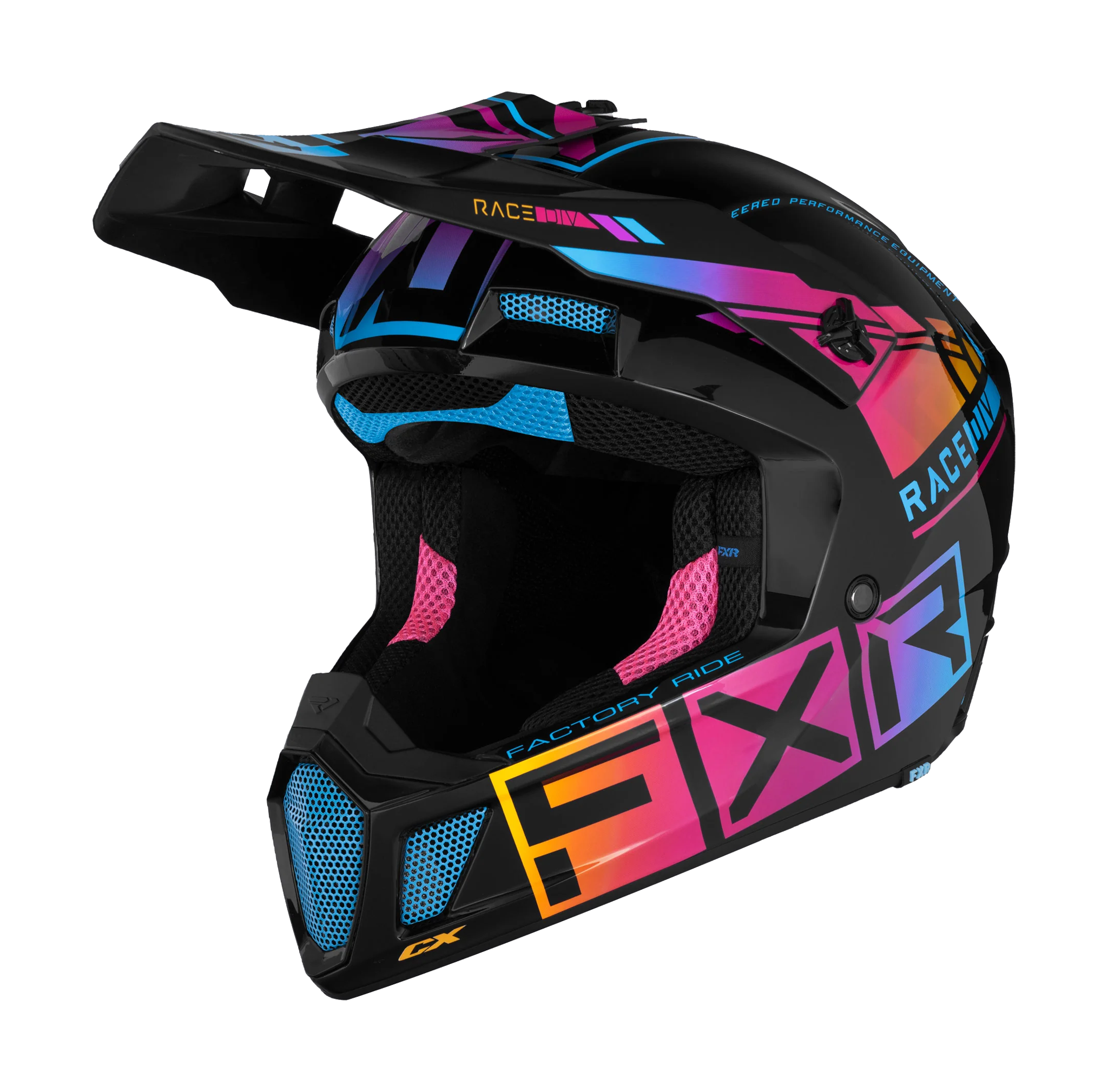 FXR Motocross Helmet Clutch CX Pro - Spectrum