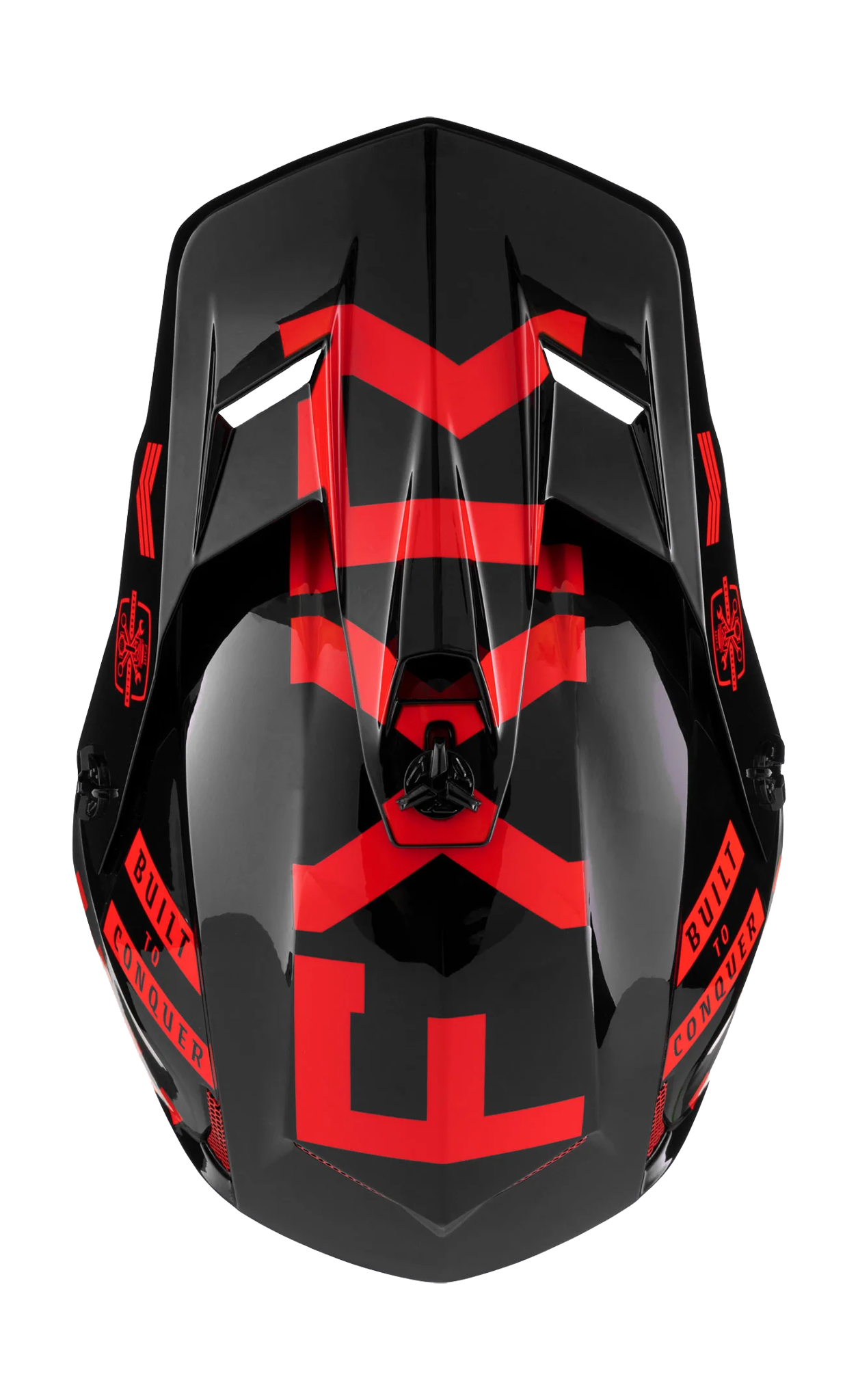 FXR Motocross Helmet Clutch Gladiator - Nuke Red