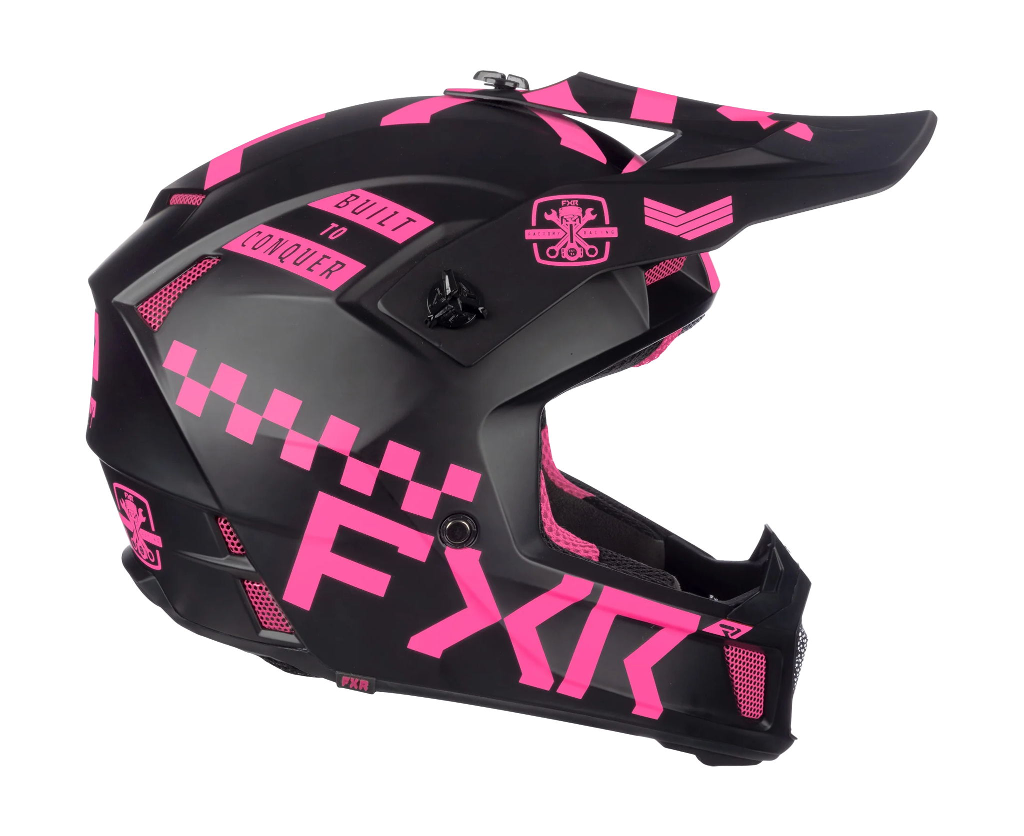 FXR Motocross Helmet Clutch Gladiator - Pink