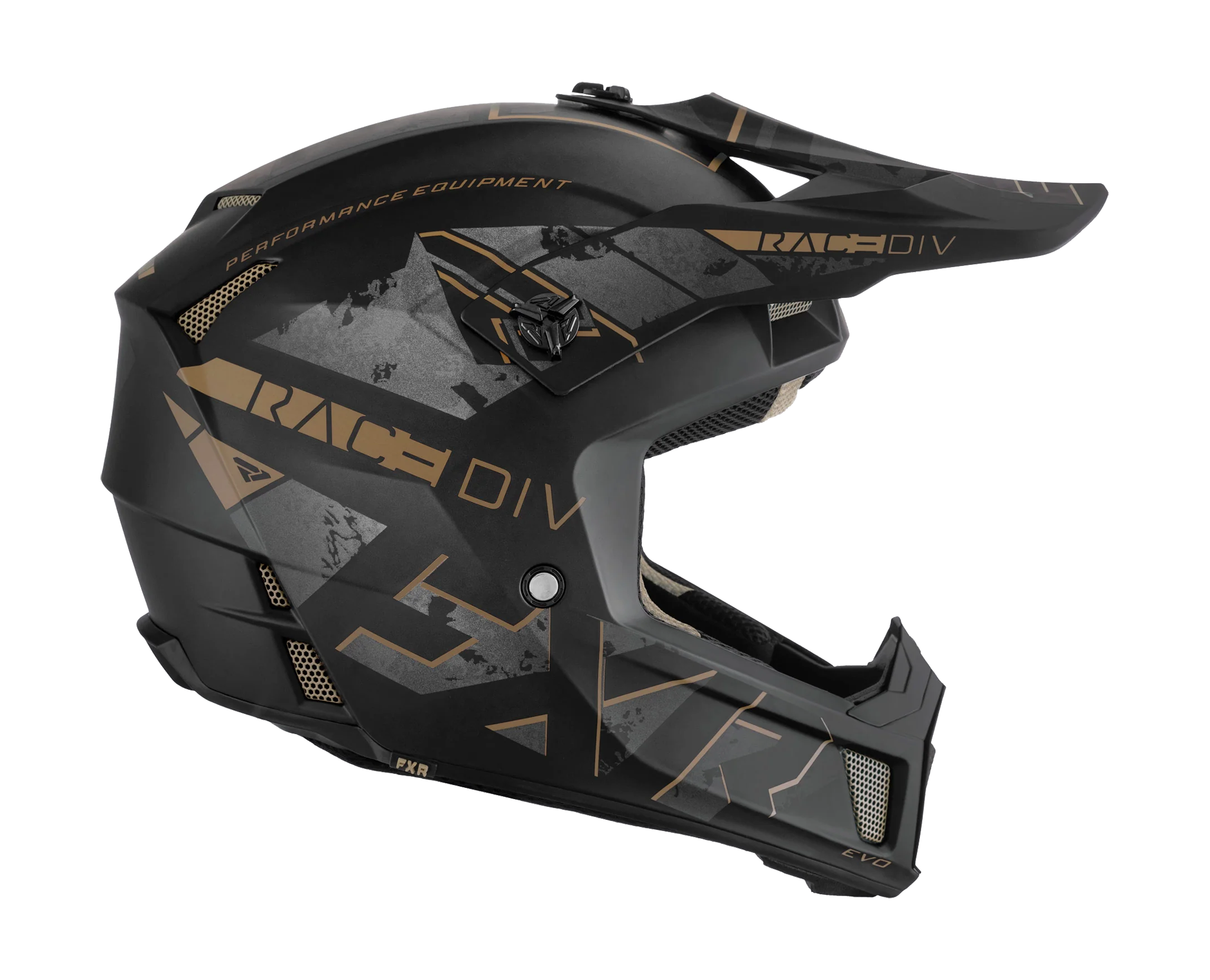 FXR Motocross Helmet Clutch Stealth - Canvas