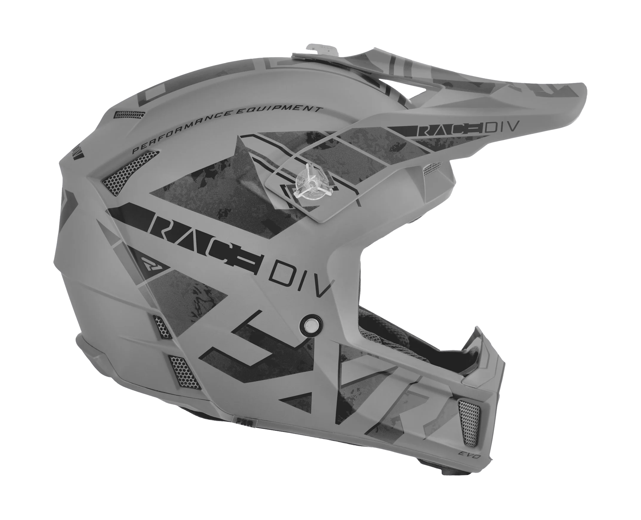 FXR Motocross Helmet Clutch Stealth - Steel