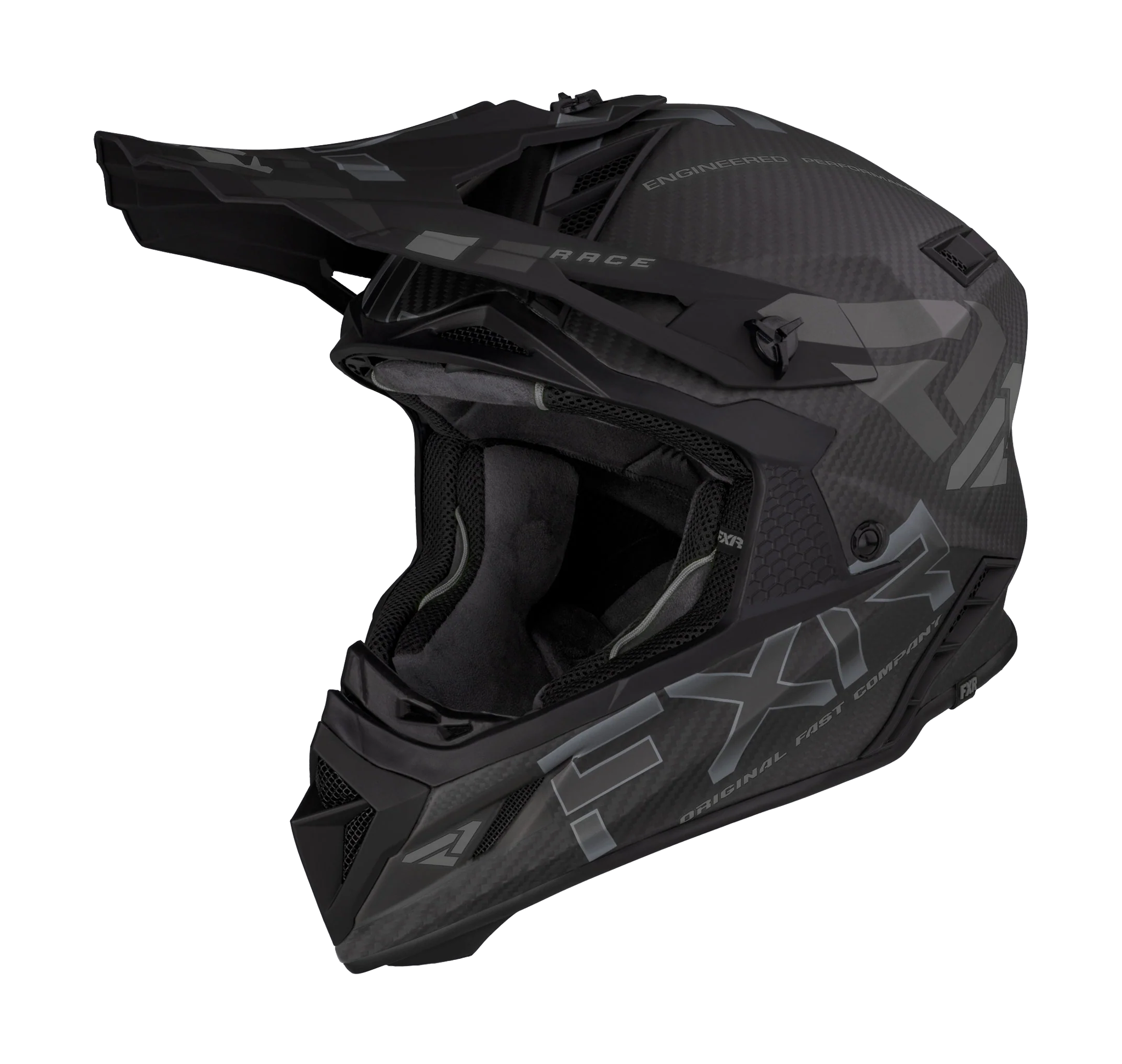 FXR Motocross Helmet Helium Carbon - Alloy