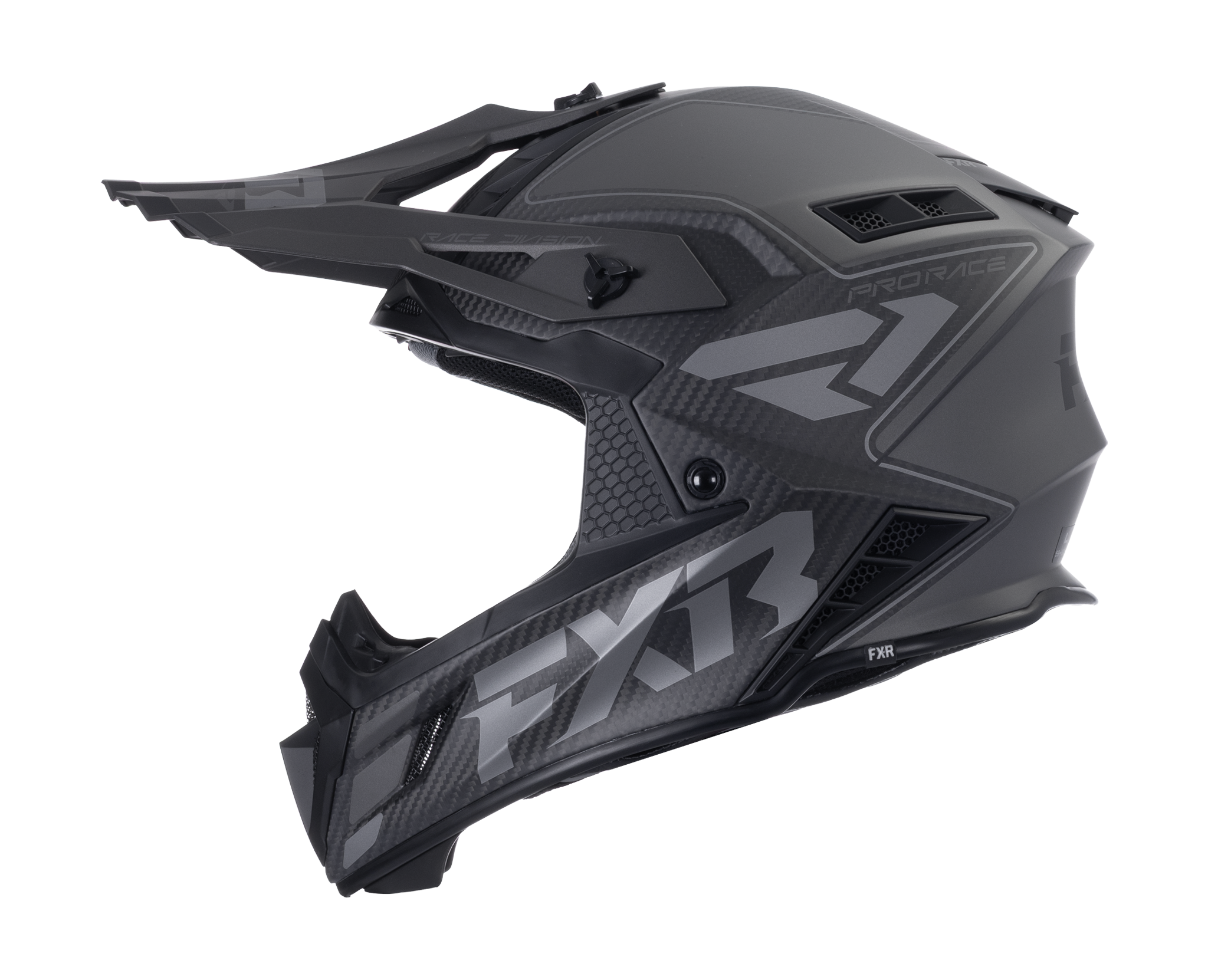 FXR Motocross Helmet Helium Carbon - Shadow