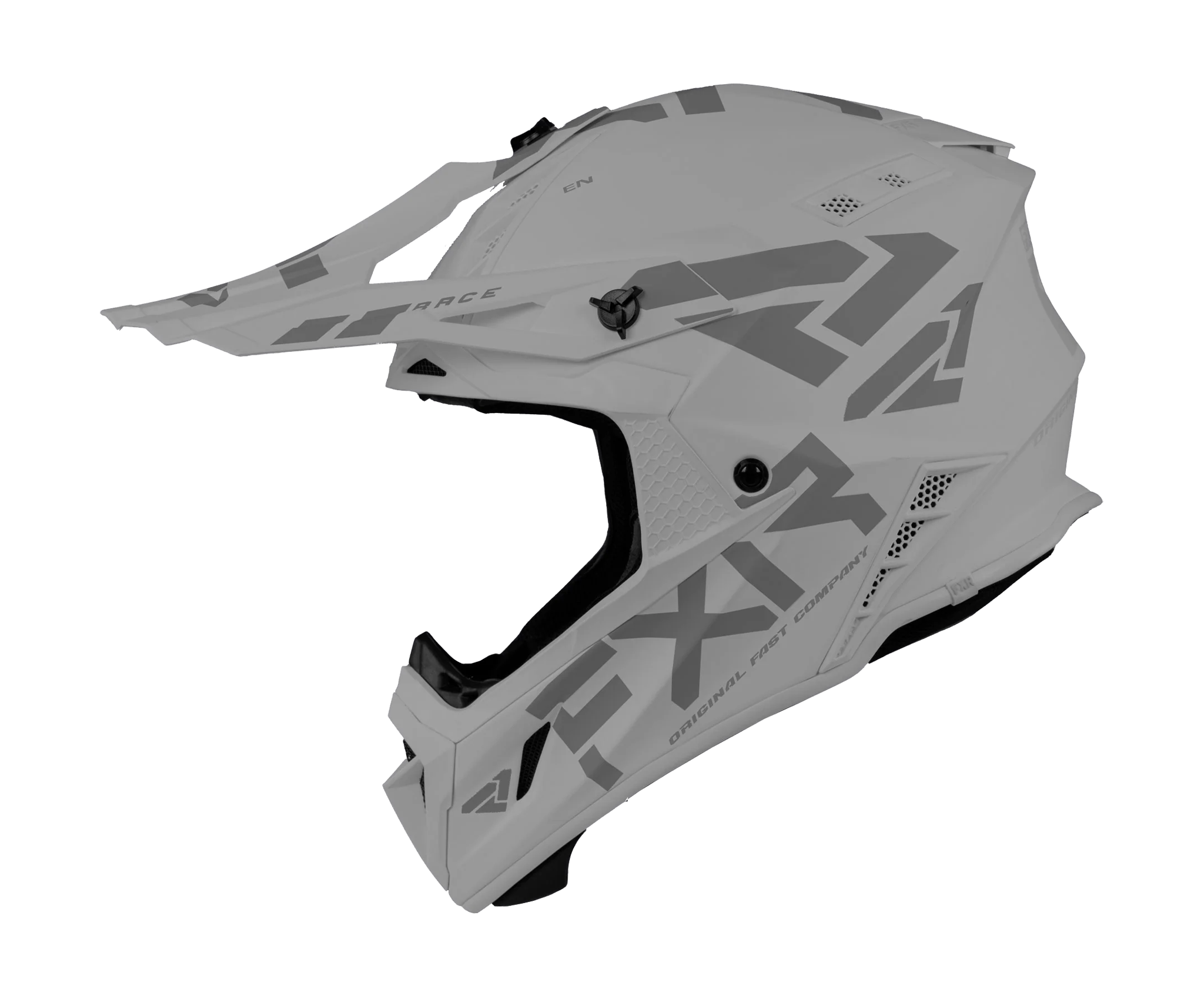 FXR Motocross Helmet Helium Prime - Steel