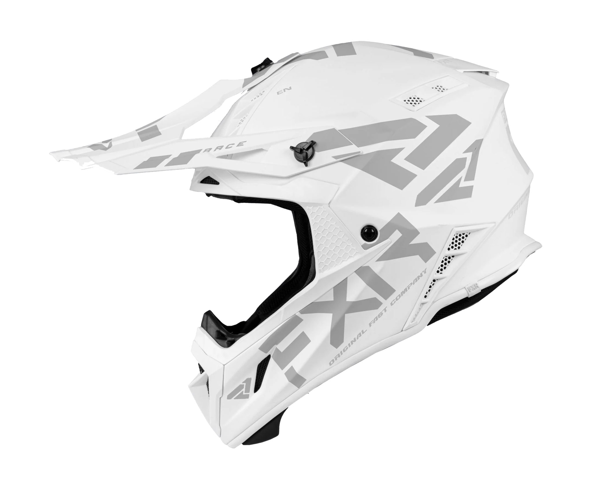 FXR Motocross Helmet Helium Prime - White