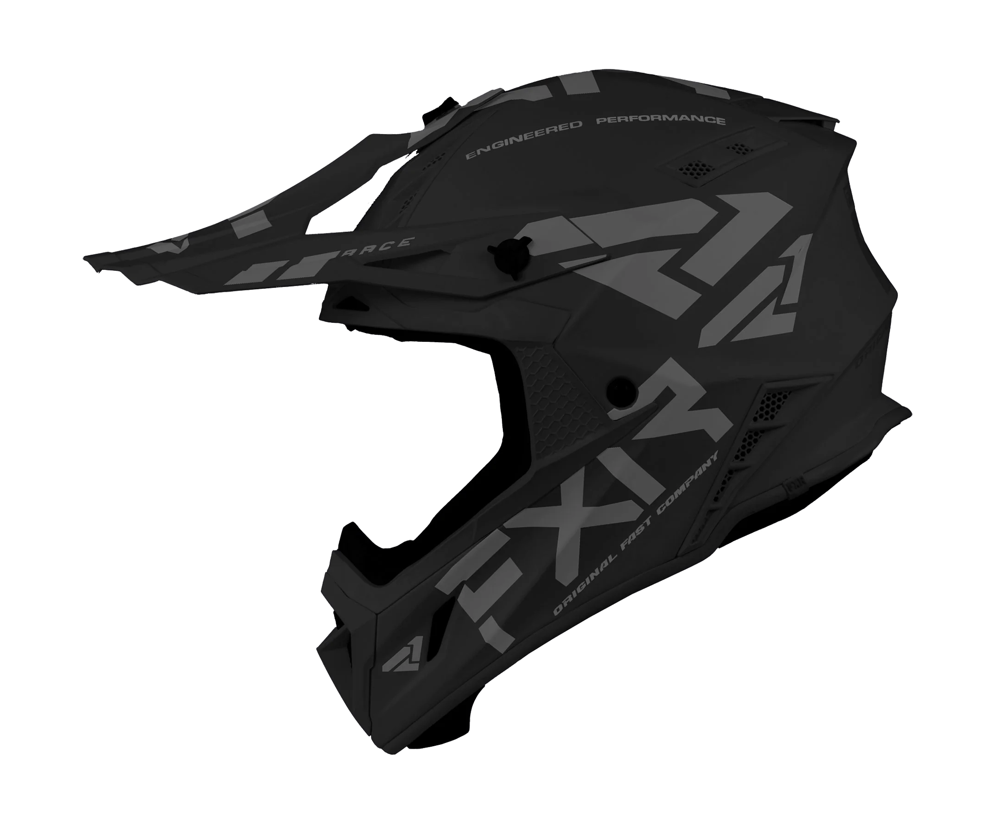 FXR Motocross Helmet Helium Prime - Black