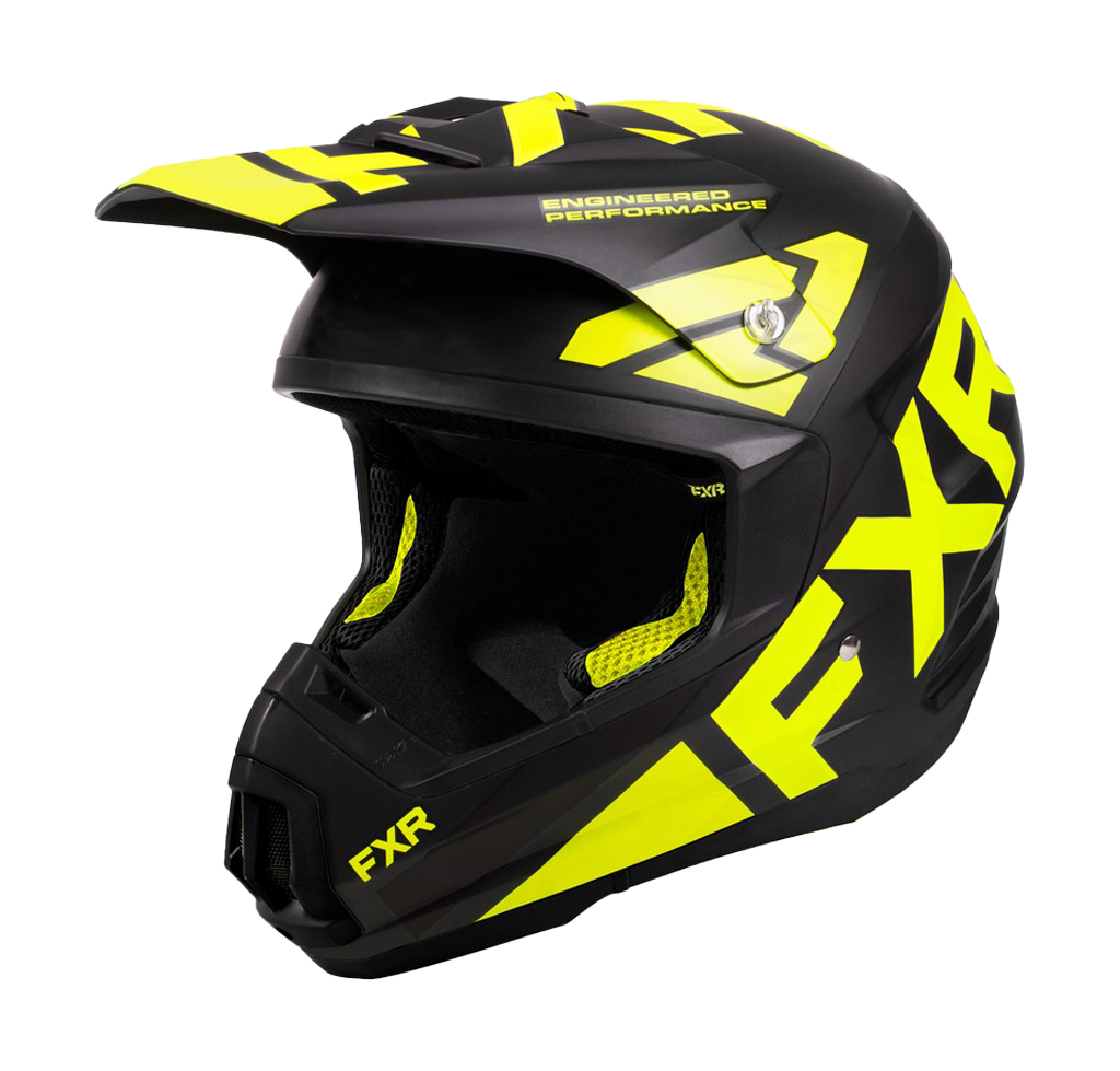 FXR Motocross Helmet Torque Team - Black / High-vis