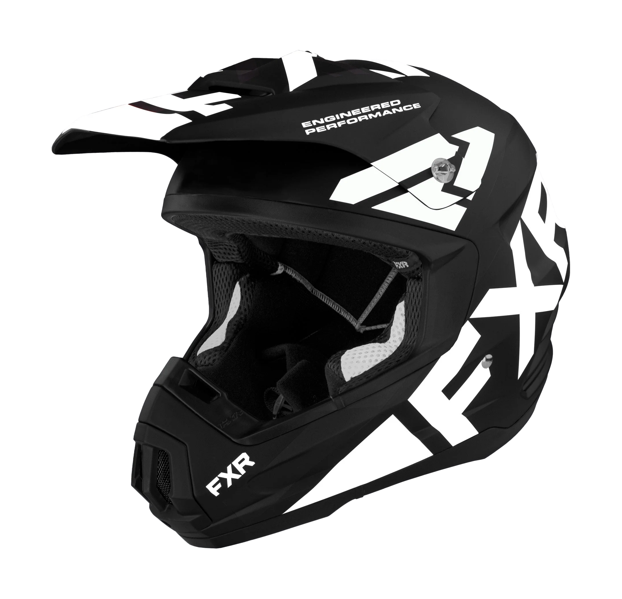 FXR Motocross Helmet Torque Team - Black / White