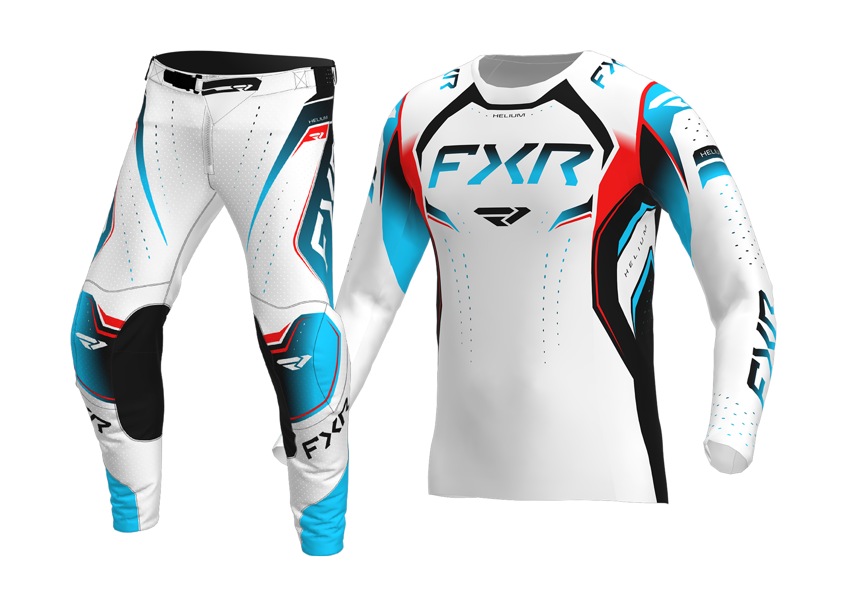 FXR Motocross Gear 2026 Helium Edge - Ice