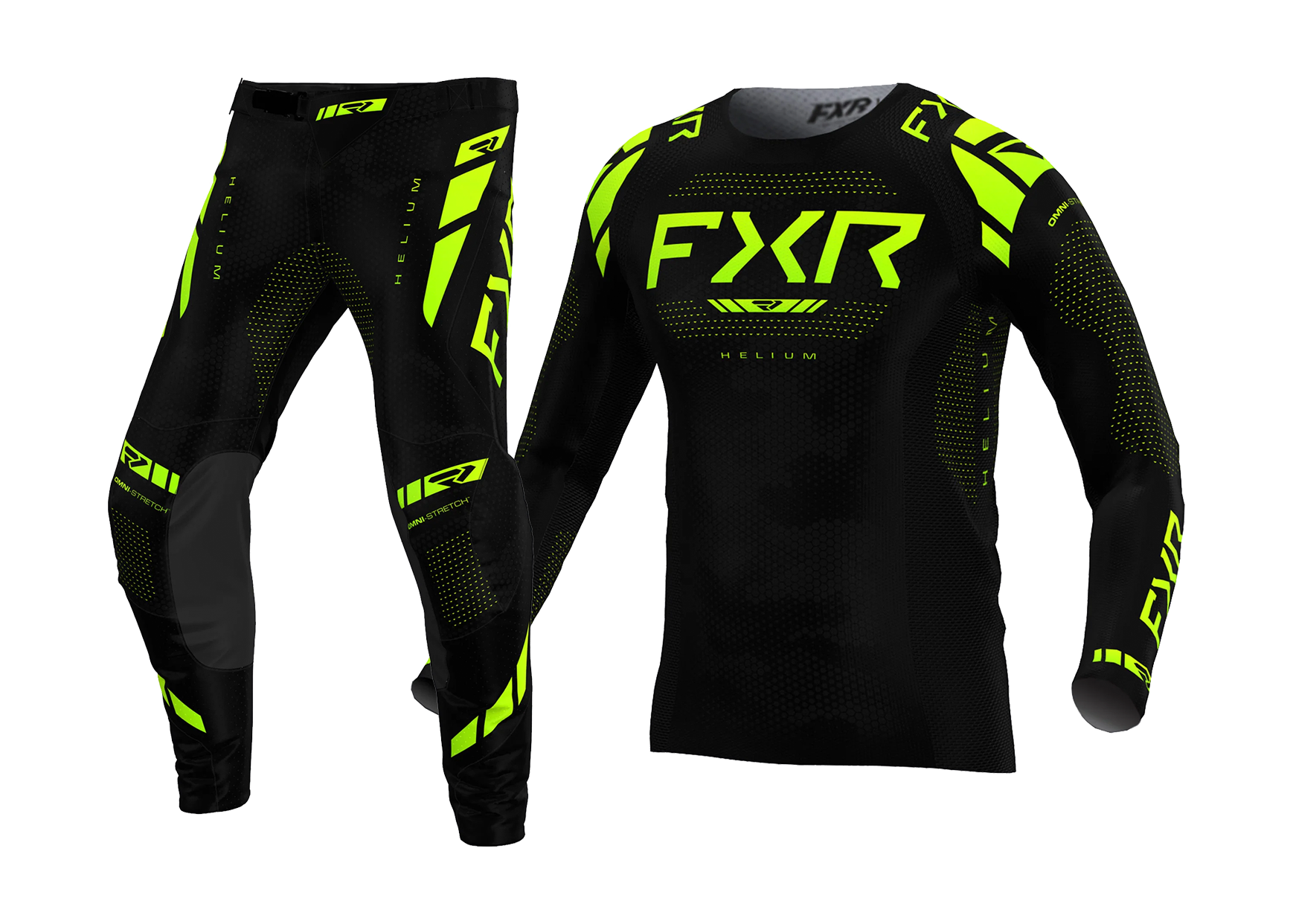 FXR Motocross Gear 2026 Helium - Black / HiVis