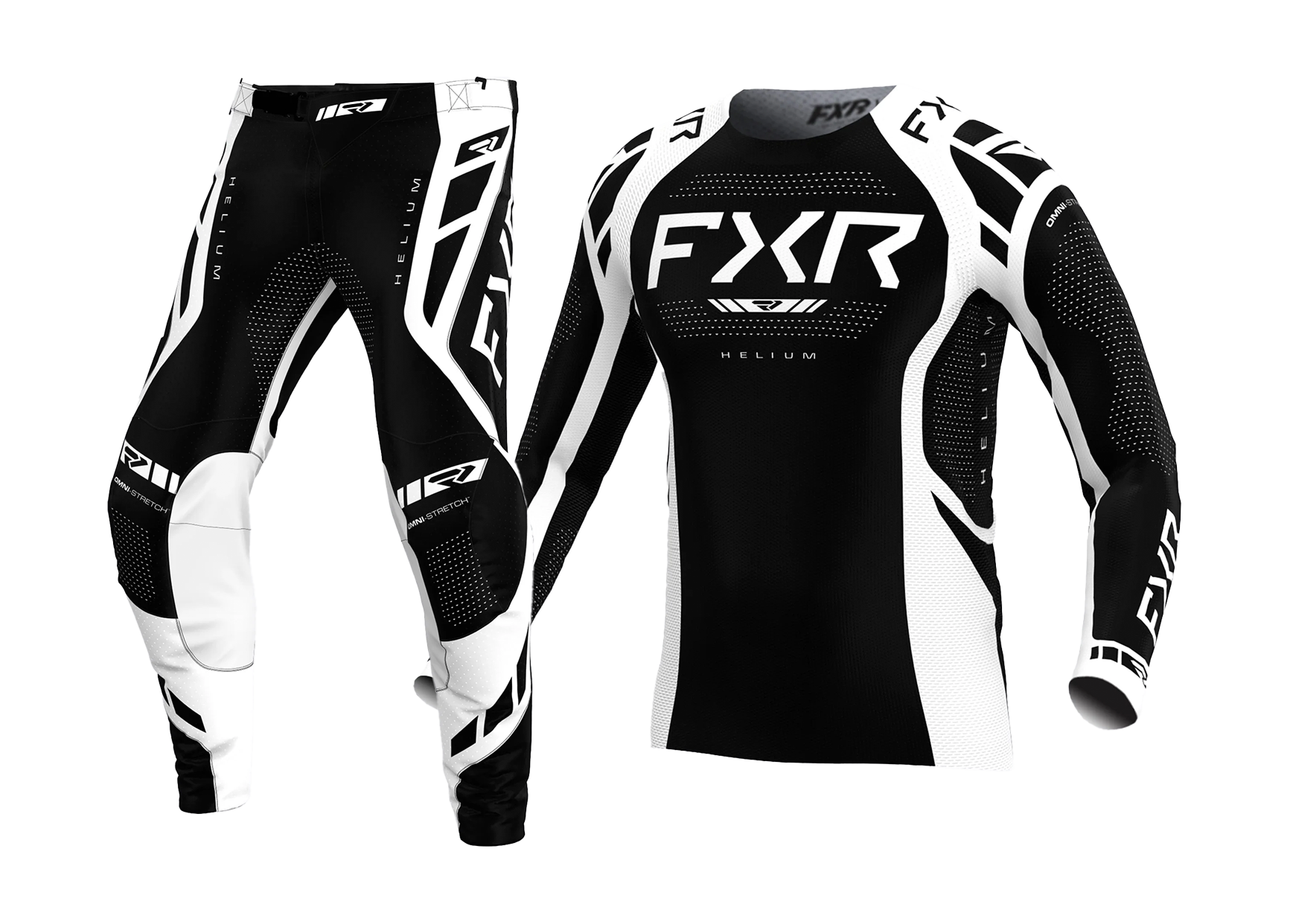 FXR Motocross Gear 2026 Helium - Black / White