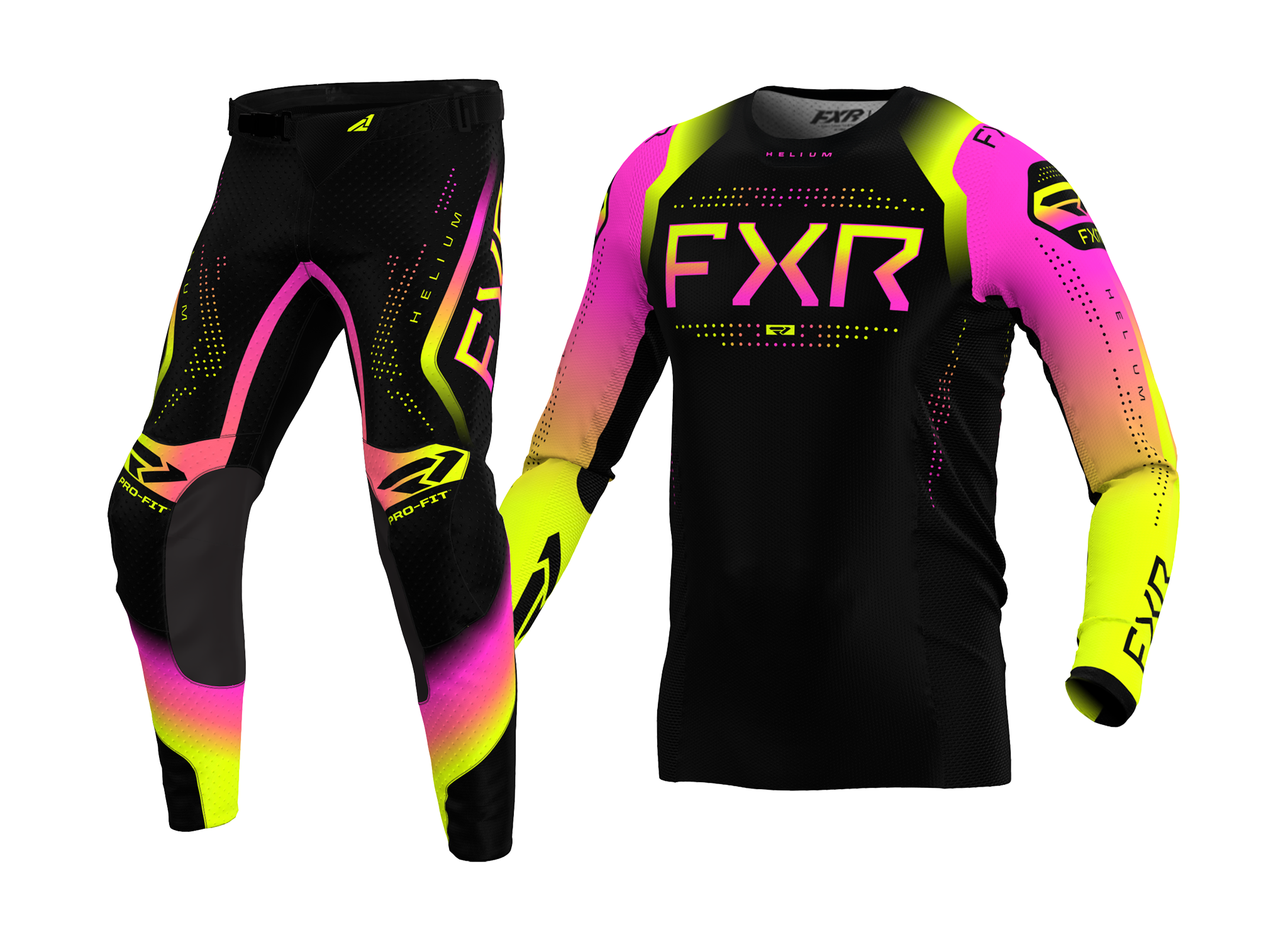 FXR Motocross Gear Helium - Pink Lemonade