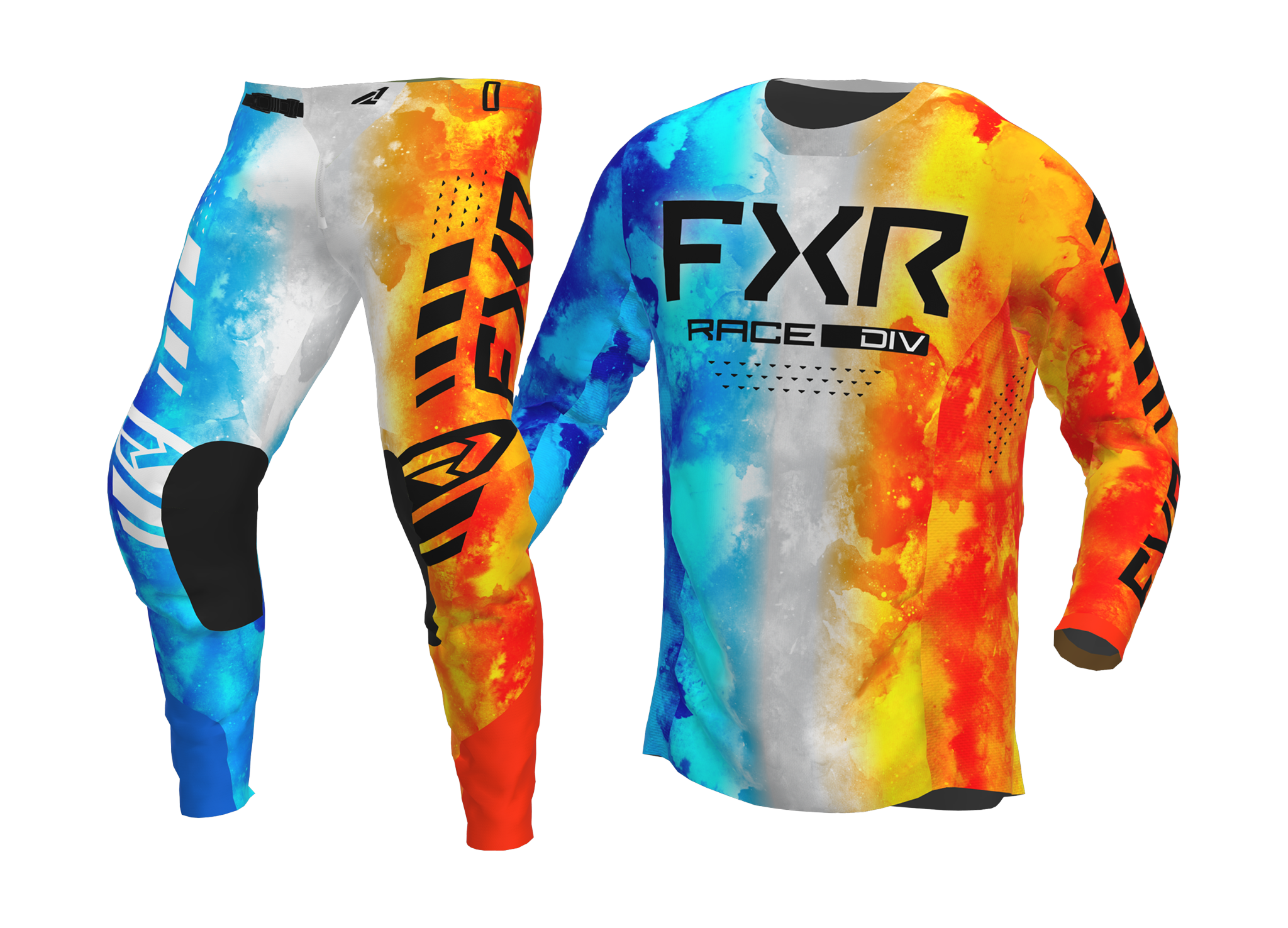 FXR Motocross Gear Podium - Fire & Ice