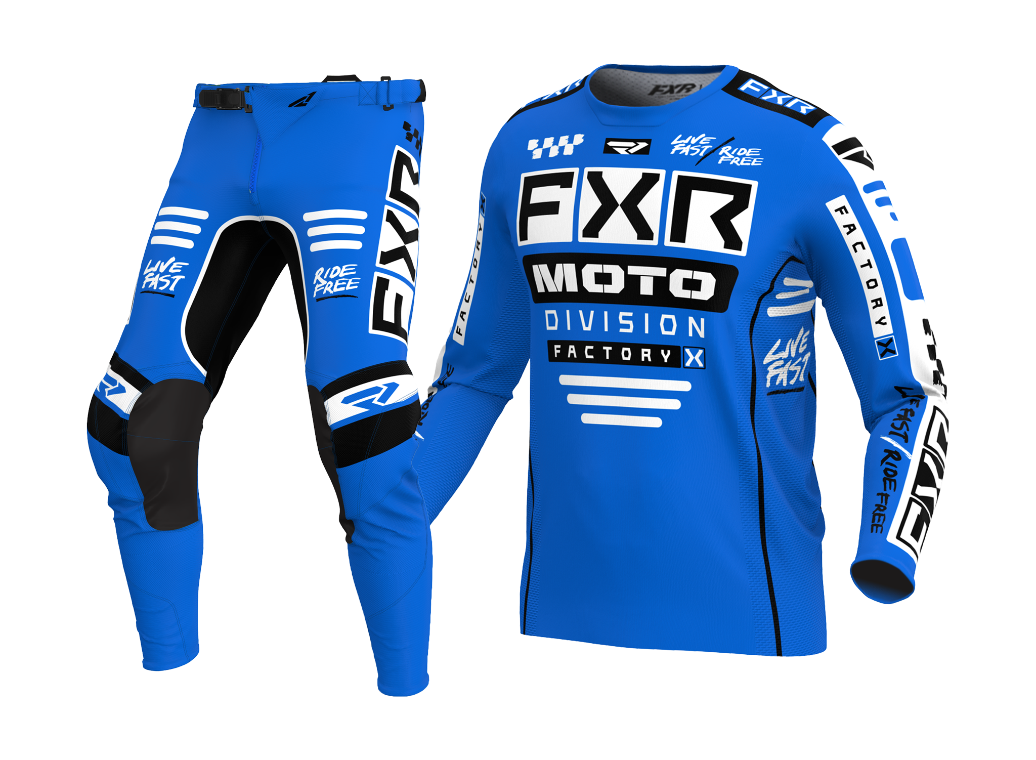 FXR Motocross Gear Podium Gladiator - Blue / Black