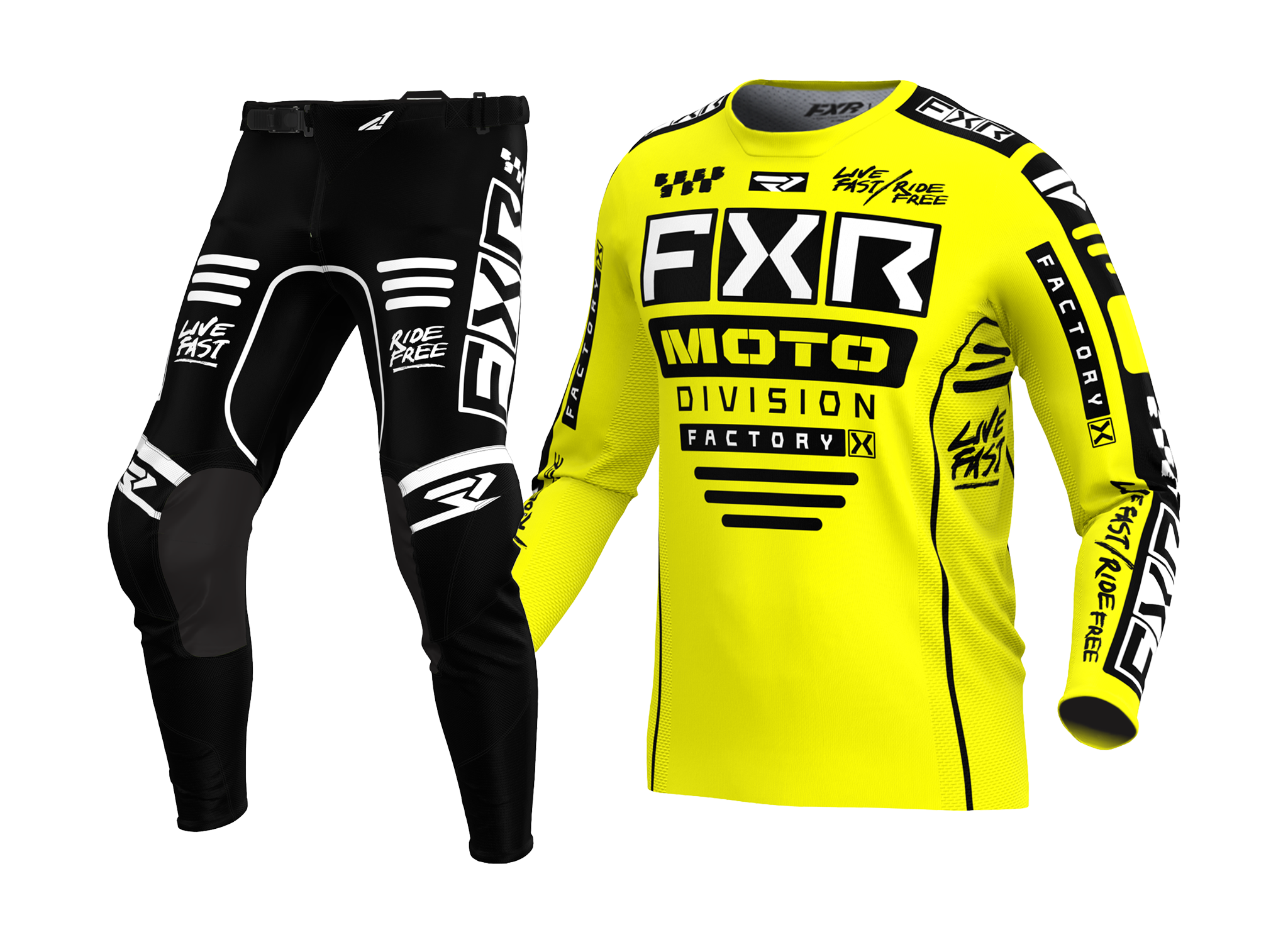 FXR Motocross Gear Podium Gladiator - Yellow / Black