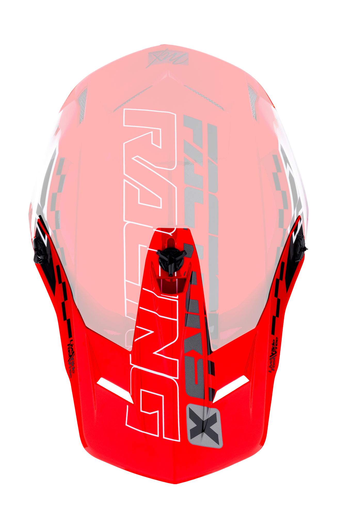 FXR Helmet Visor Clutch Race Div - Red