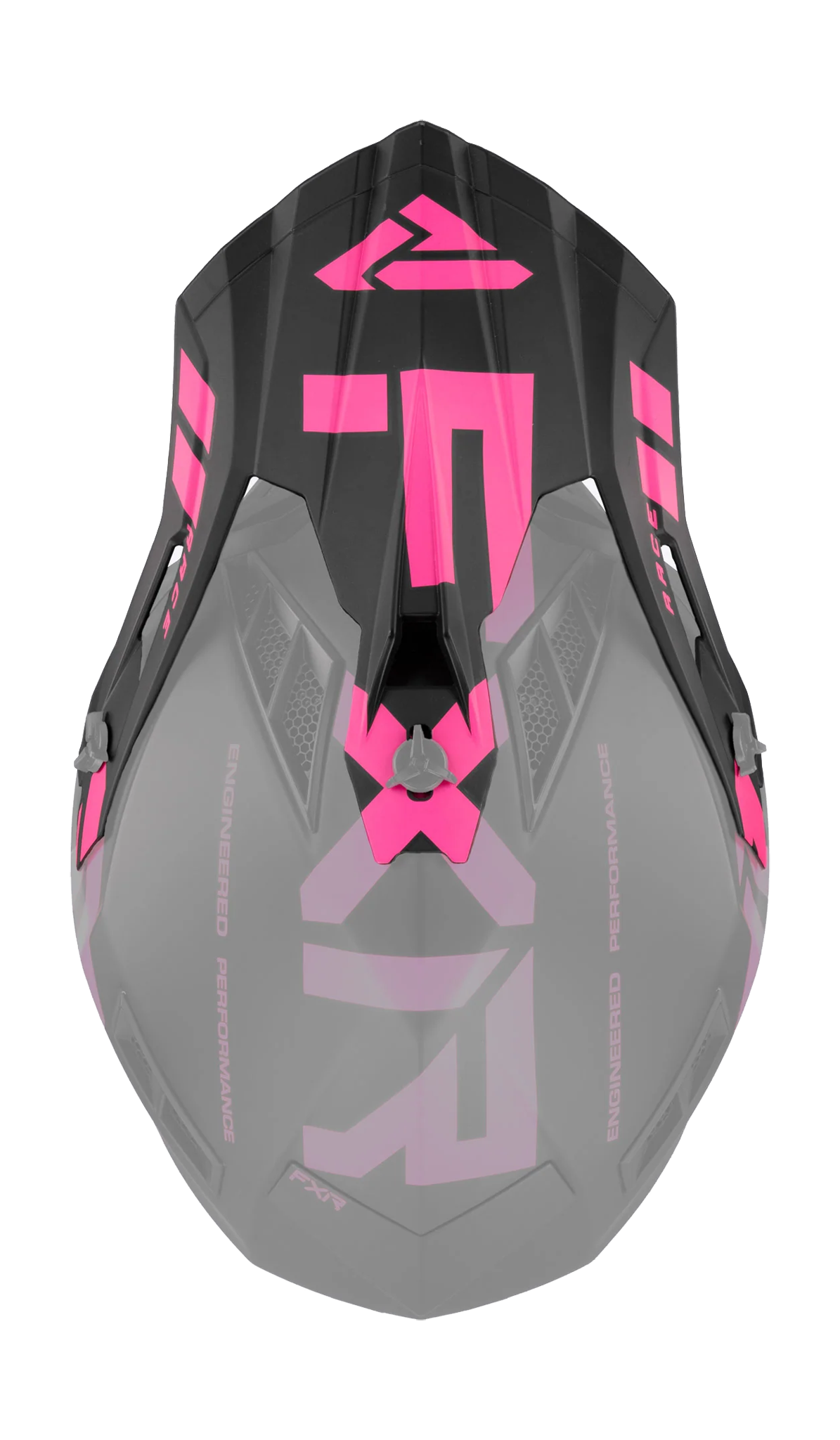 FXR Helmet Visor Helium Race Div - Black / Electric Pink