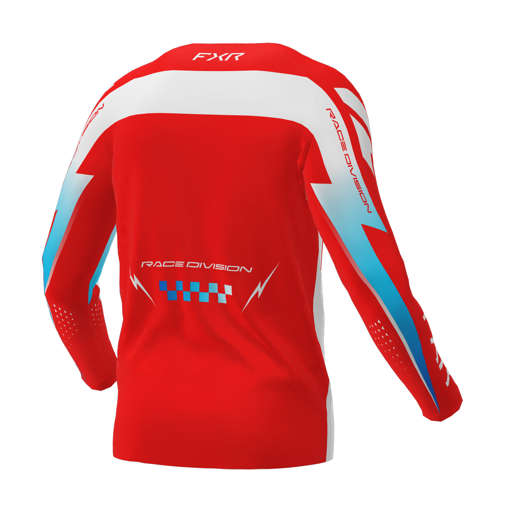 FXR Youth Motocross Jersey 2026 Clutch Pro - Red / Blue / White