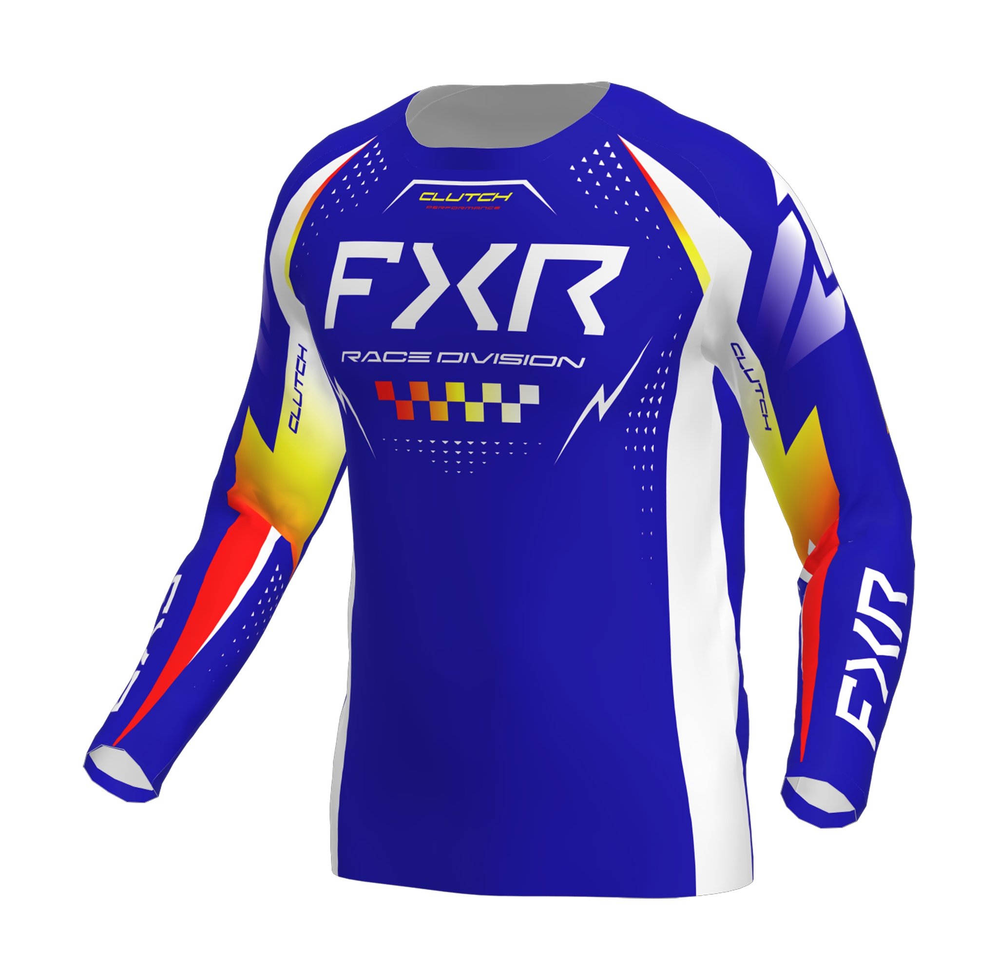 FXR Youth Motocross Gear 2026 Clutch Pro - Royal / Yellow / Red