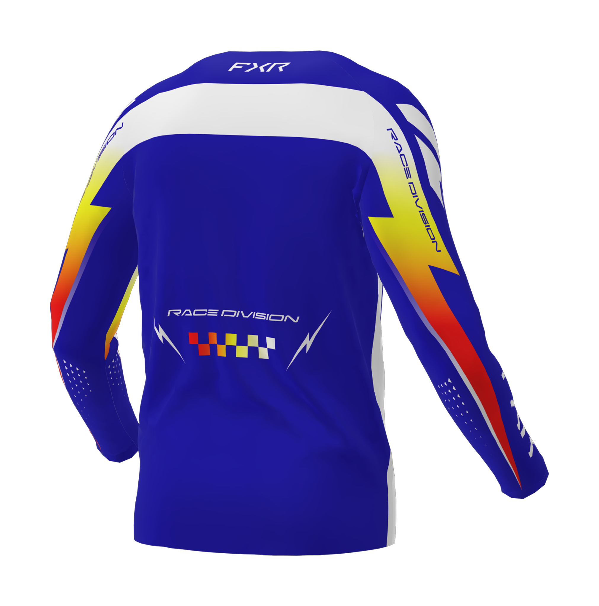 FXR Youth Motocross Jersey 2026 Clutch Pro - Royal / Yellow / Red